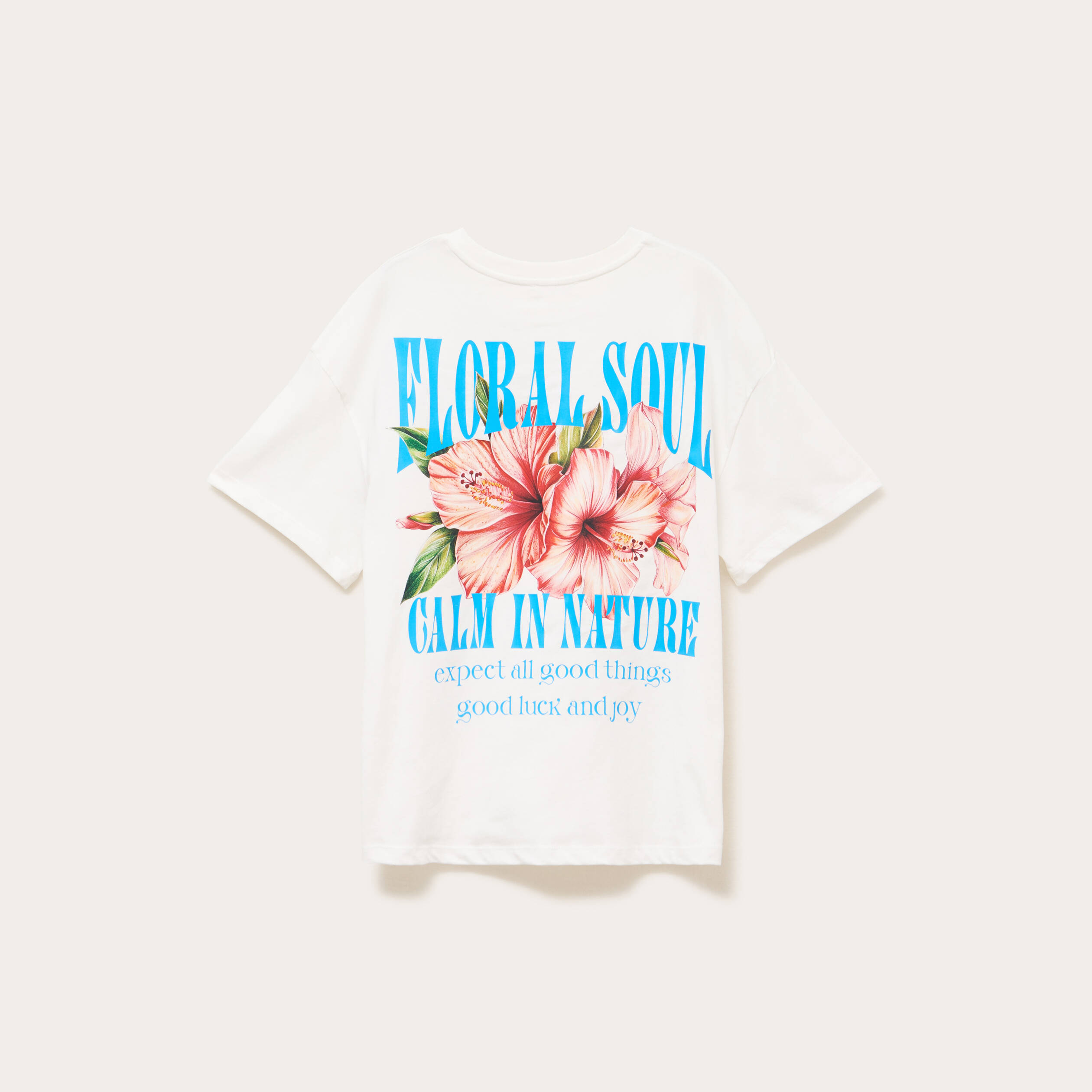 Top oversize manches courtes longues ecru femme