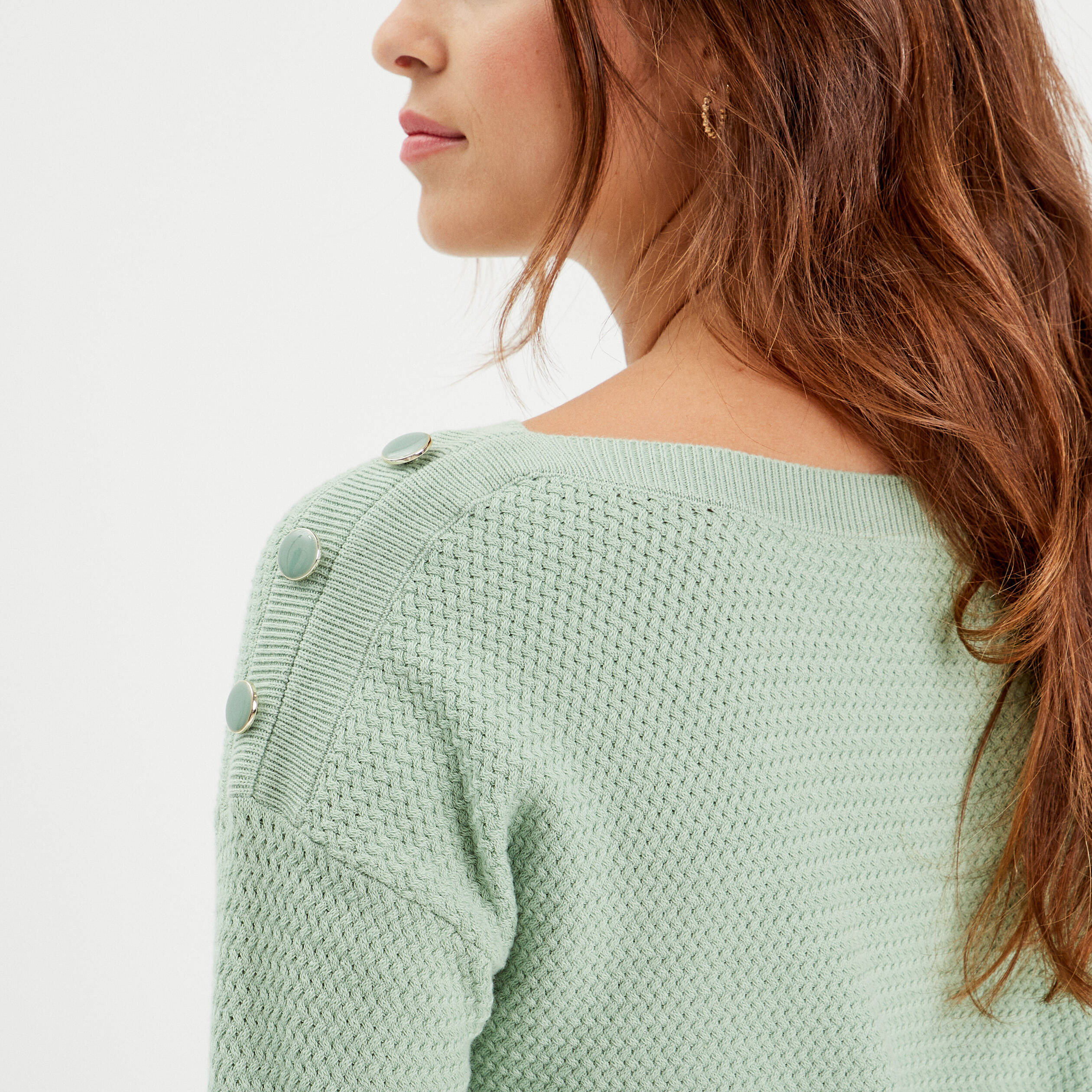 Pull vert fluo femme online