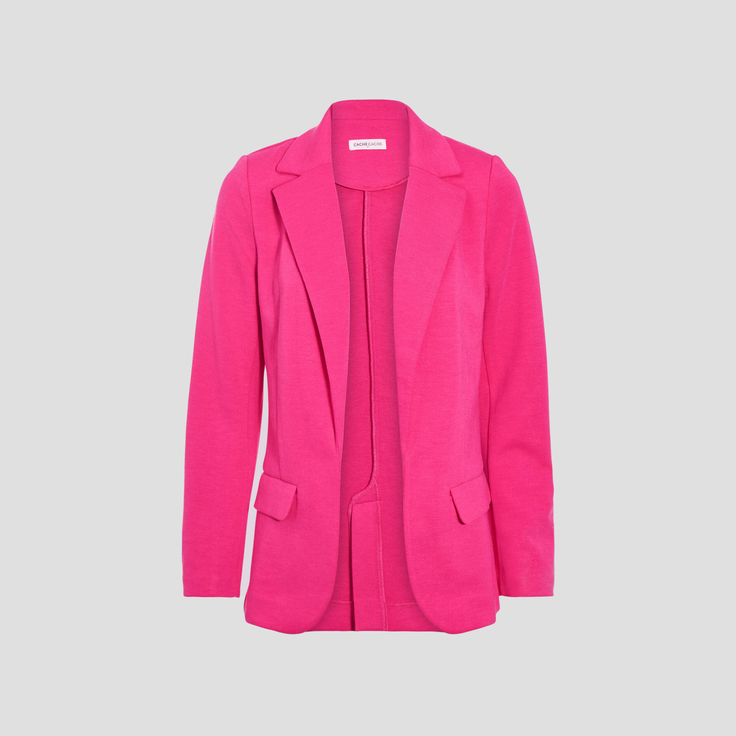veste esprit blazer droite rose fushia femme Veste esprit blazer droite rose fushia femme