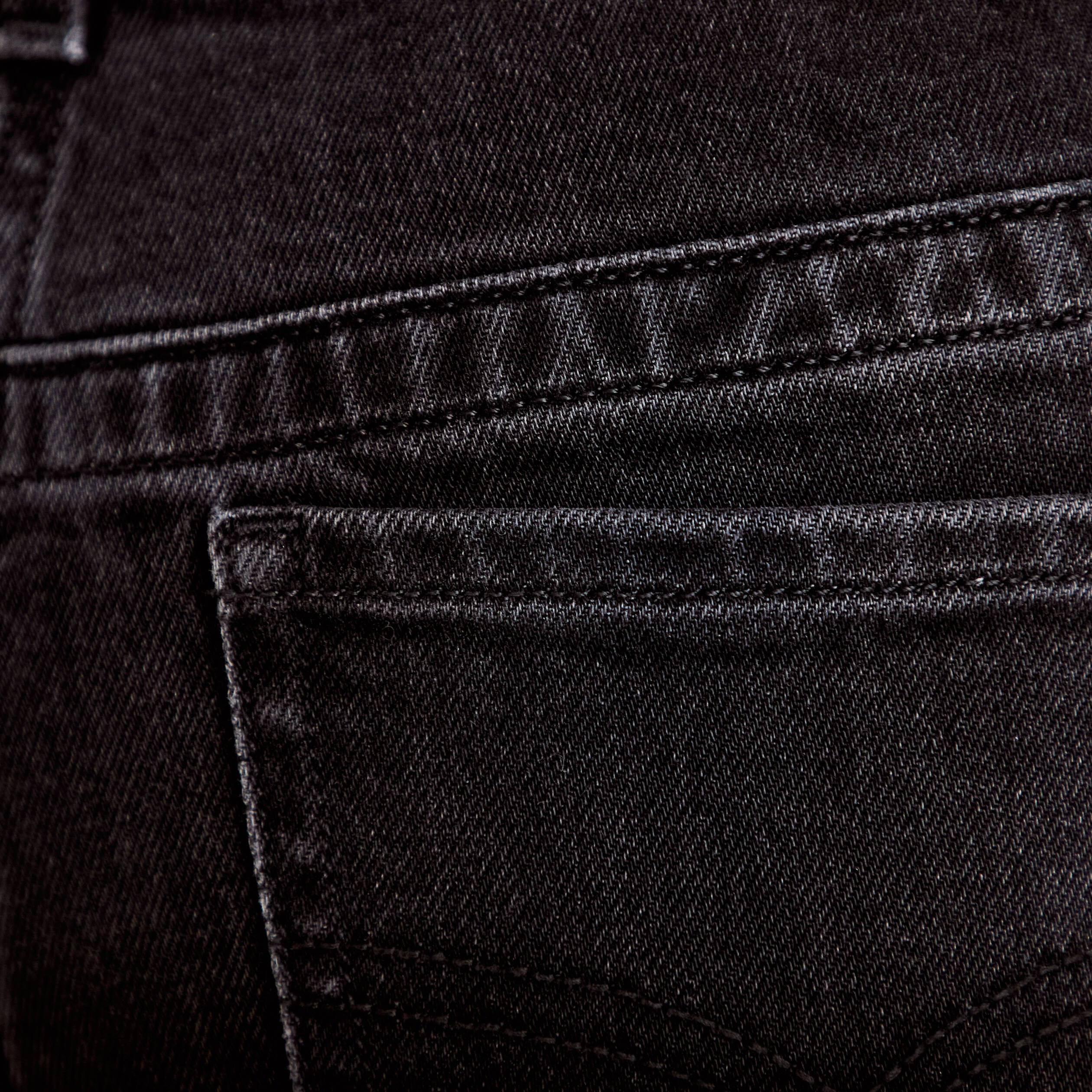 Jean bootcut taille basse denim snow noir femme