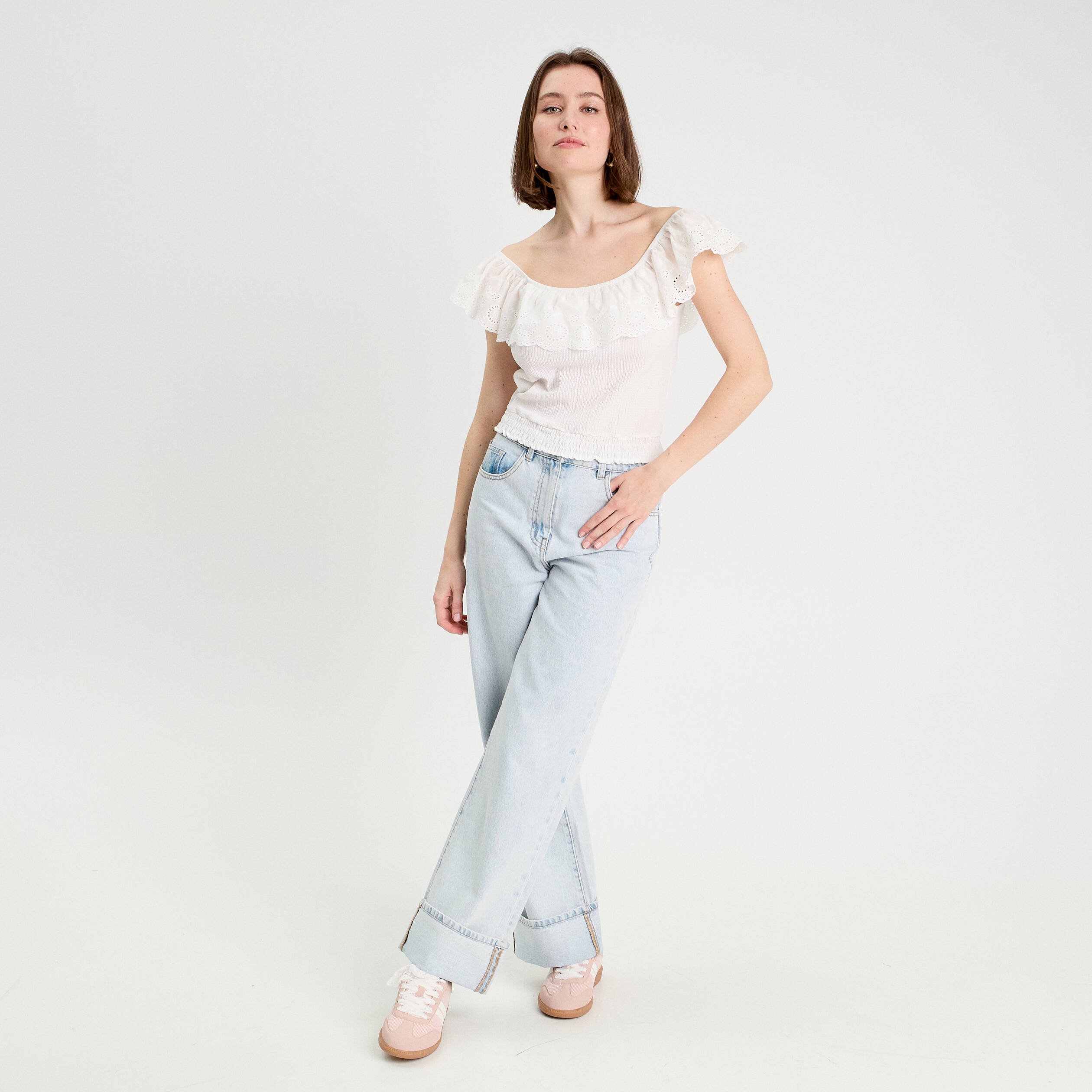 top sans manches ecru femme Top sans manches ecru femme