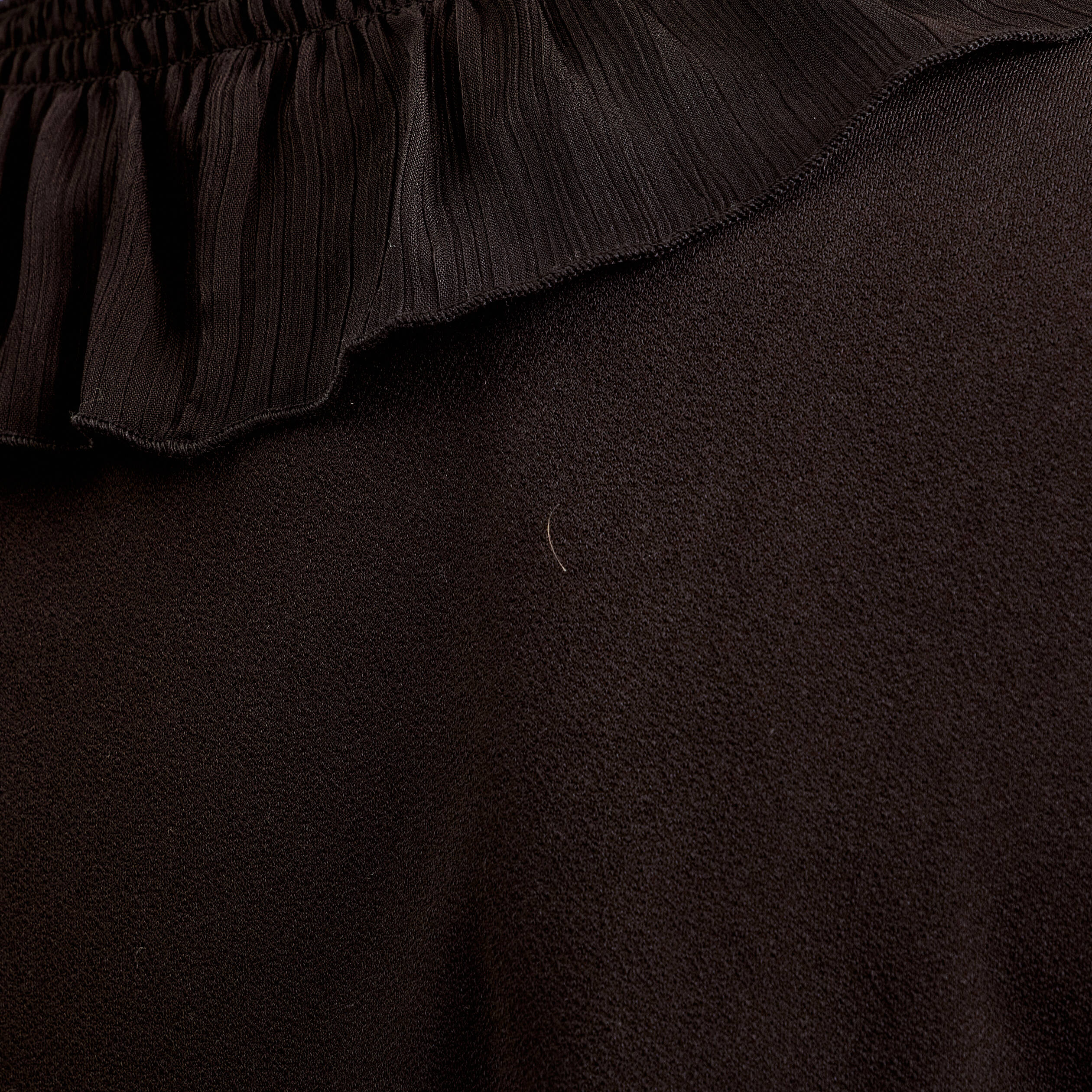 blouse avec volants noir femme Blouse avec volants noir femme