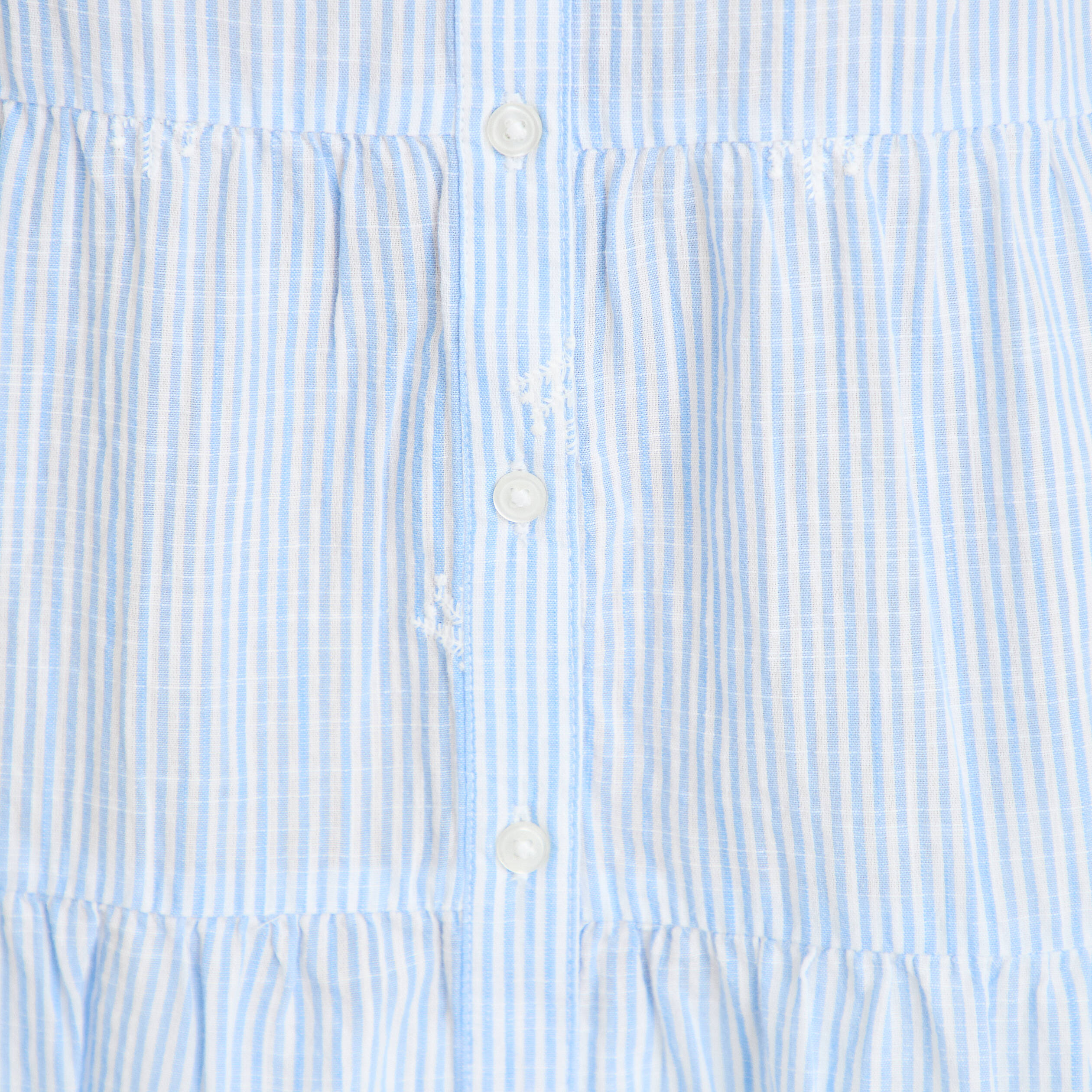Chemise droite manches 3/4 blanc femme