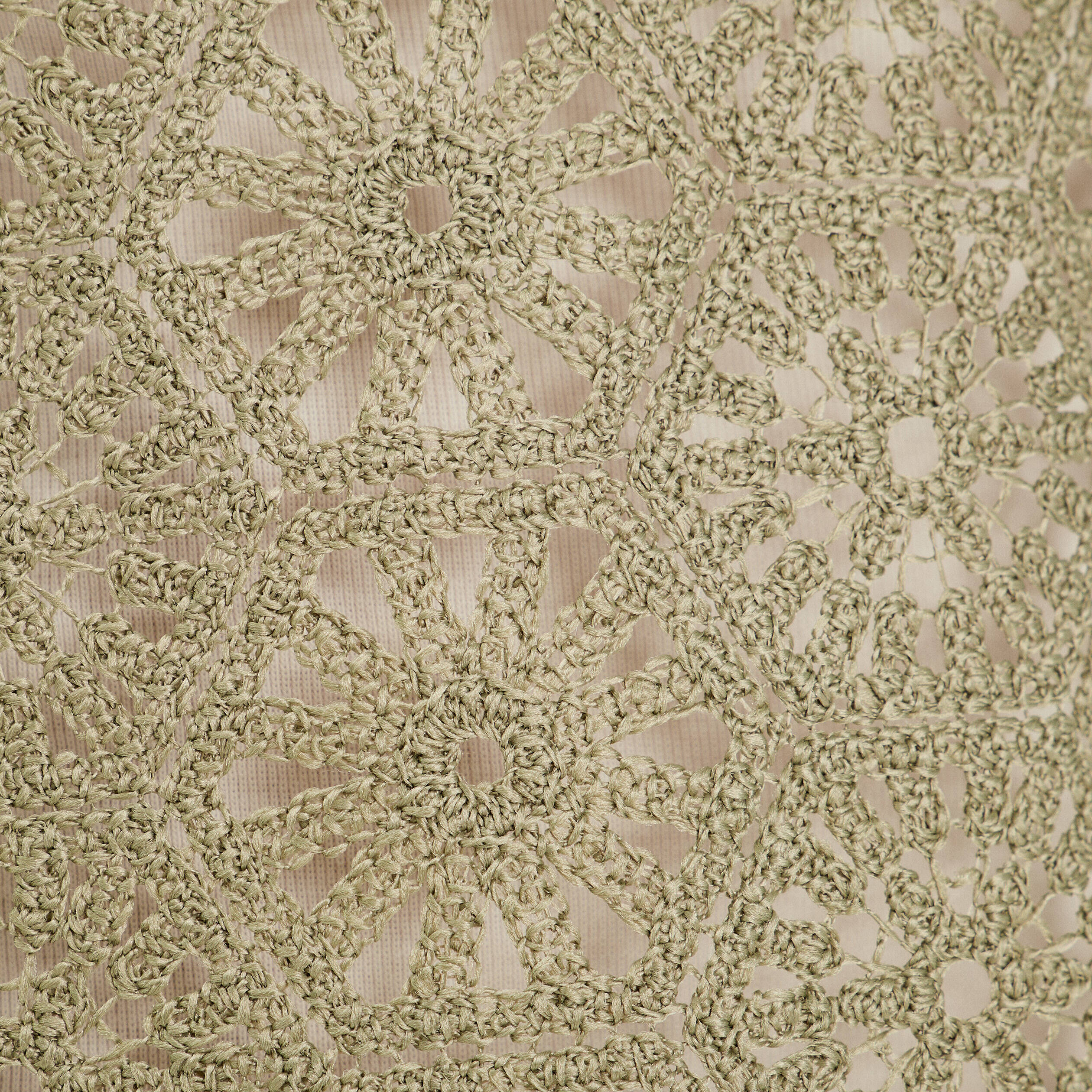 debardeur 2 en 1 crochet vert kaki femme Débardeur 2-en-1 crochet vert kaki femme