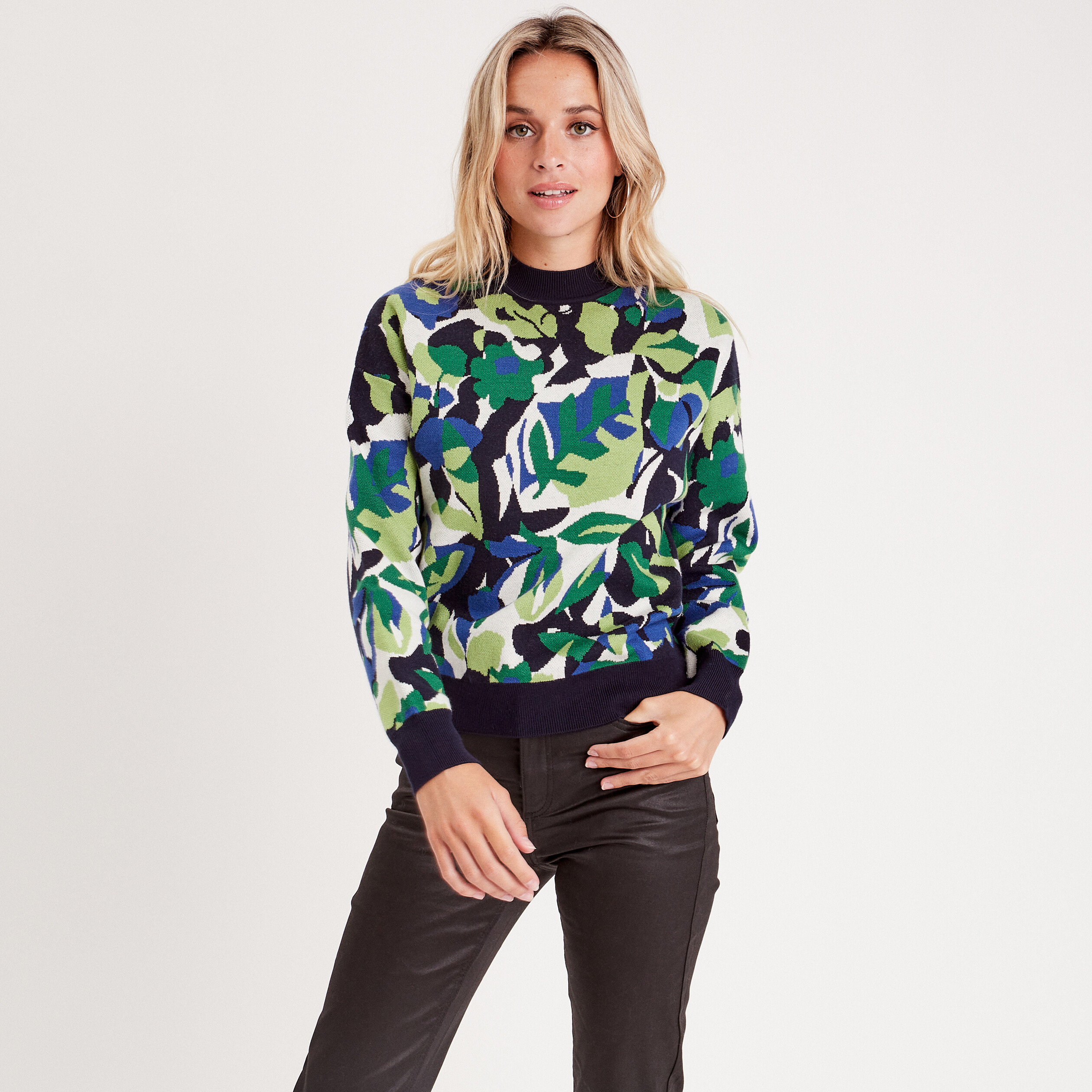 Pull multicolore femme deals