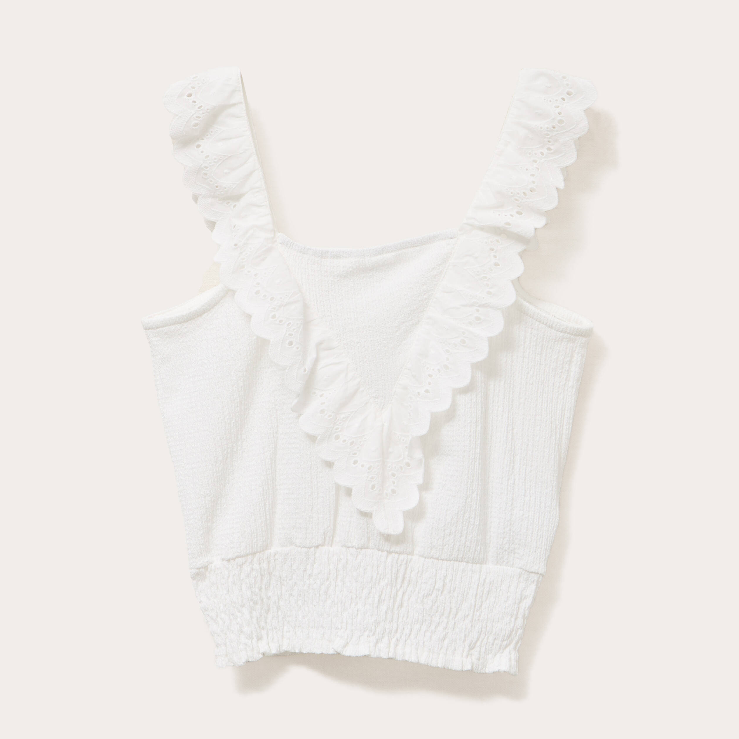 debardeur sans manches blanc femme Débardeur sans manches blanc femme