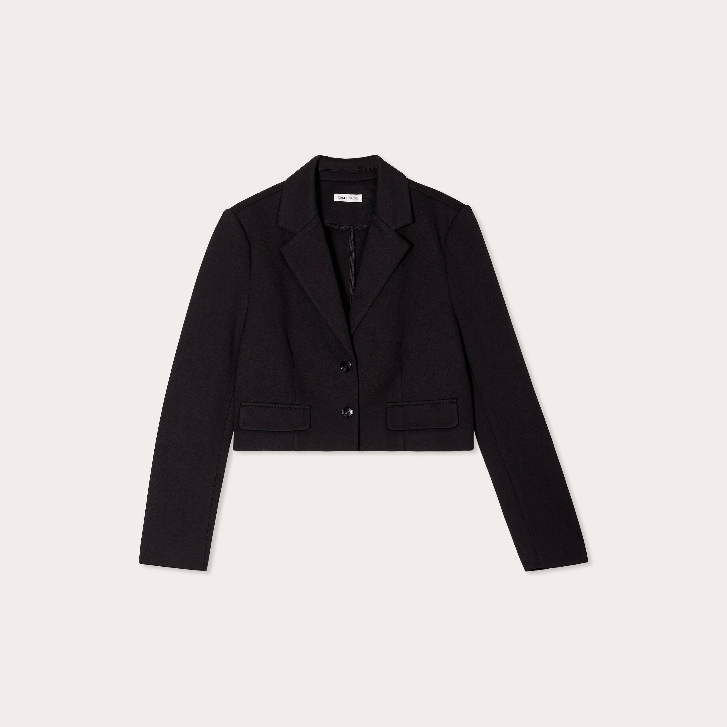 Veste blazer cintr?�e noir femme | Vibs
