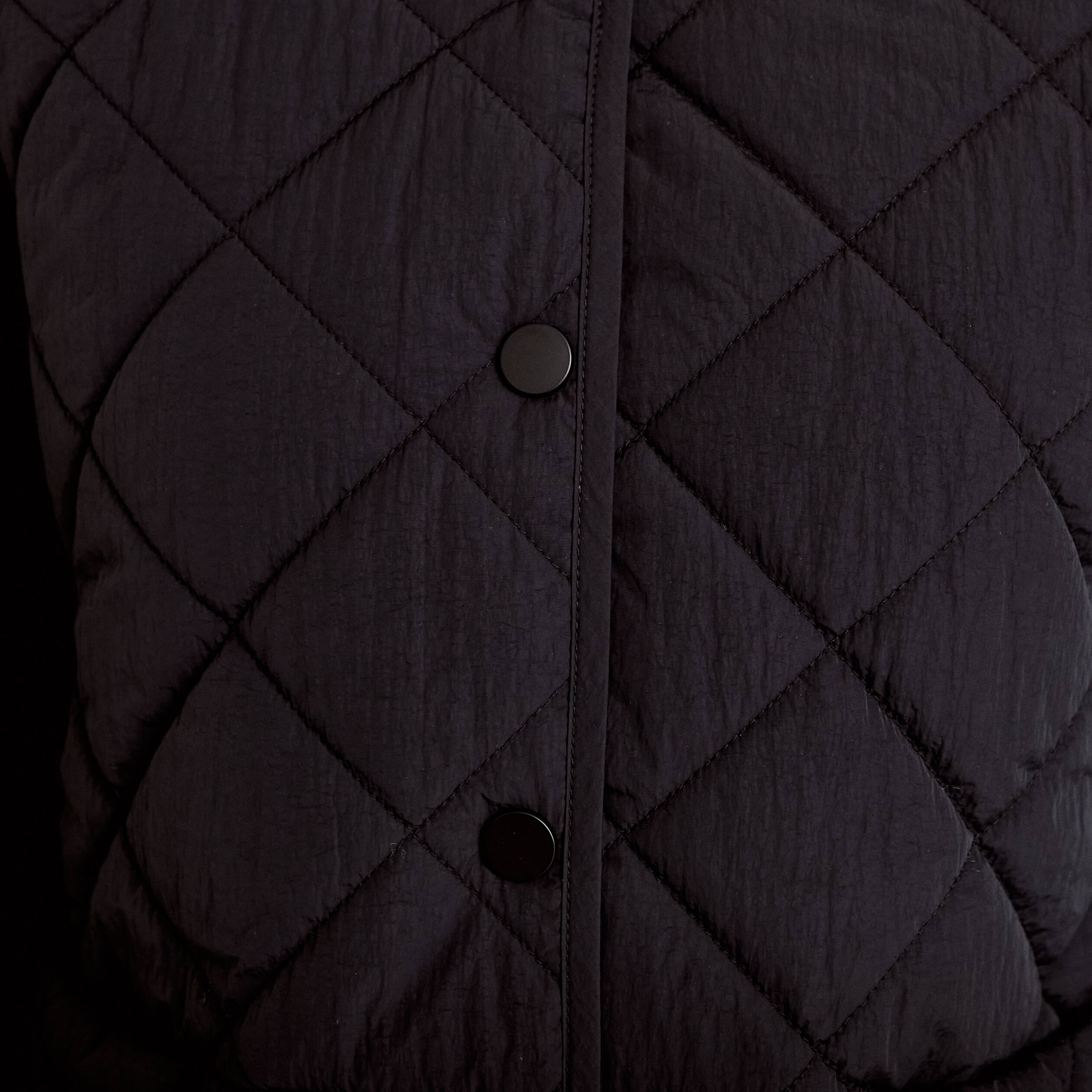 Veste matelass&eacute;e noir femme
