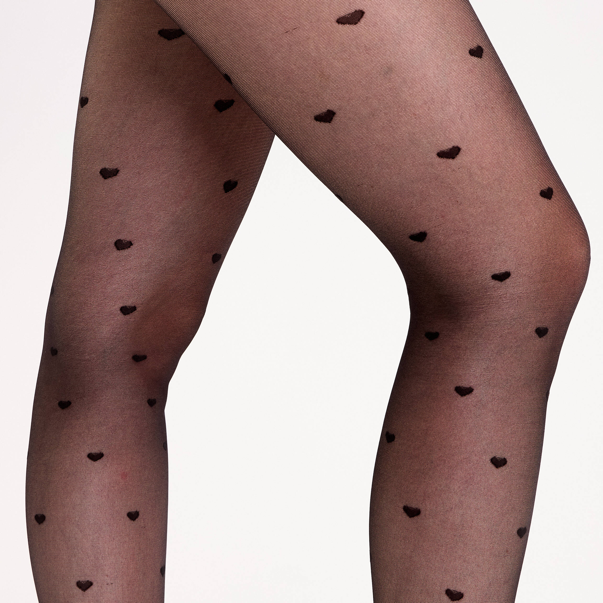 Collants Coton Motif Cœurs NEXT | Confort Texturé Pour Enfants - À Partir De 3 Ans - 2