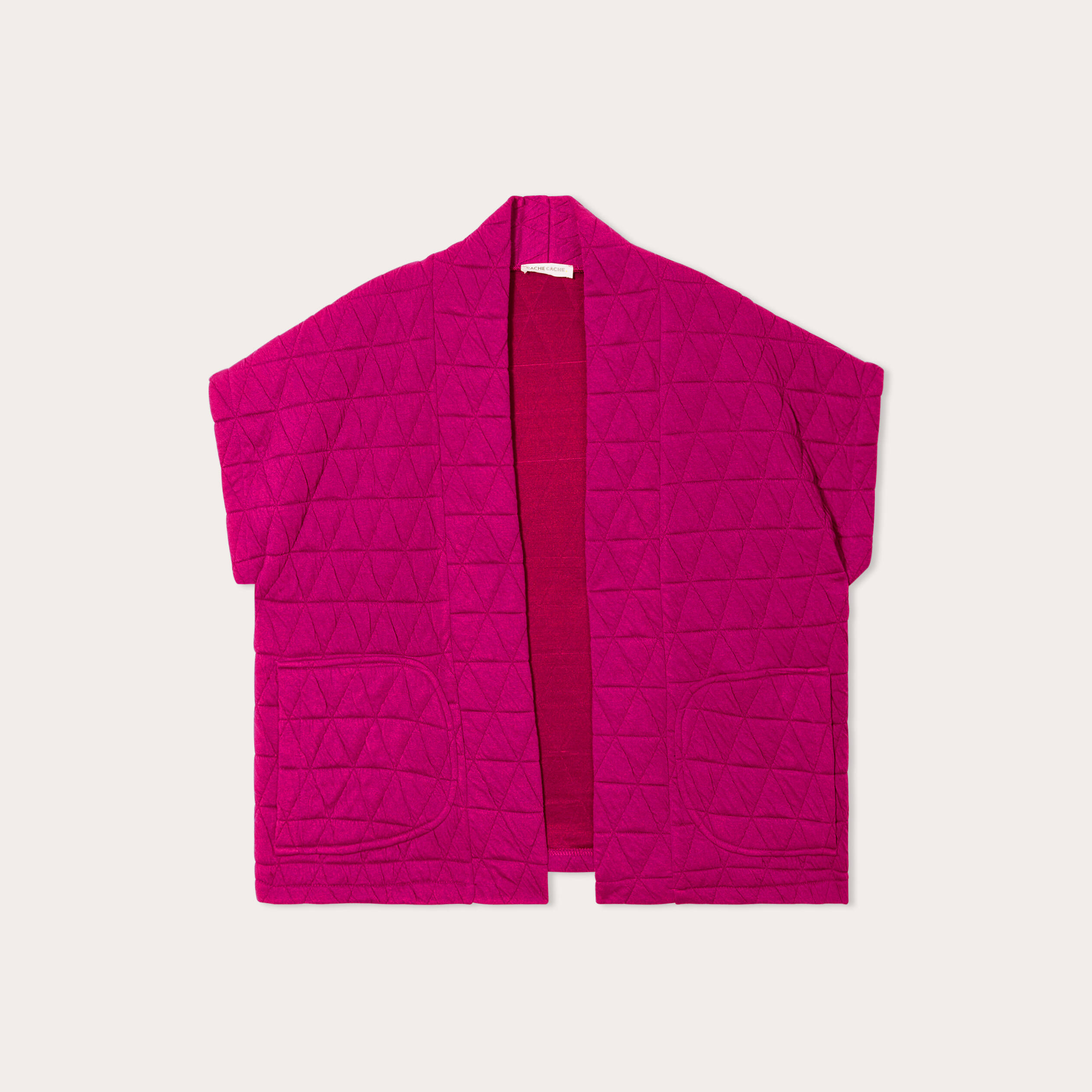 Gilet Matelassé Femme En Polaire Sherpa - Sans Manches, Boutonné - Chaud Et Léger Pour Automne/Hiver