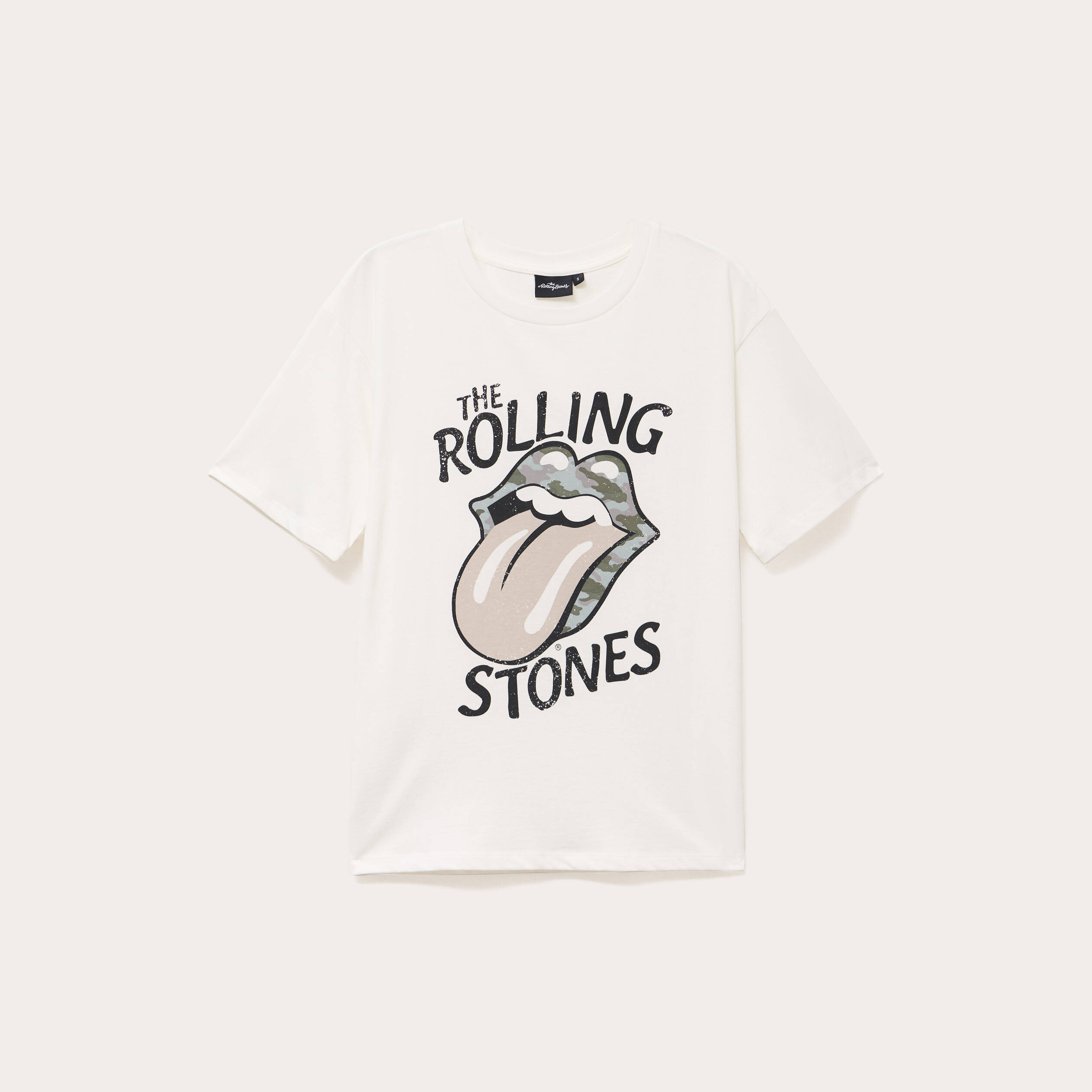 t shirt en coton manches courtes ecru femme T-shirt en coton manches courtes ecru femme