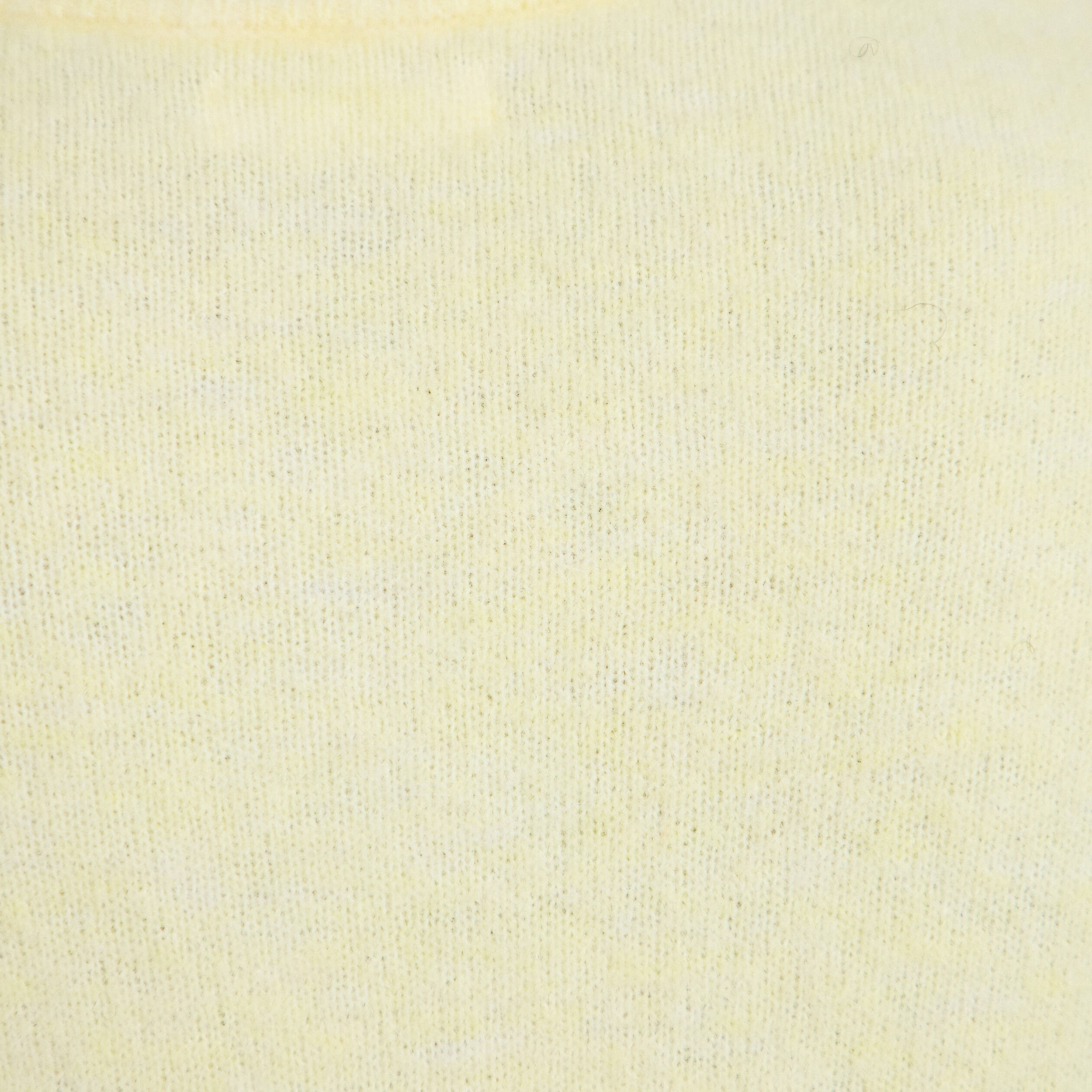 Gilet manches longues jaune clair femme