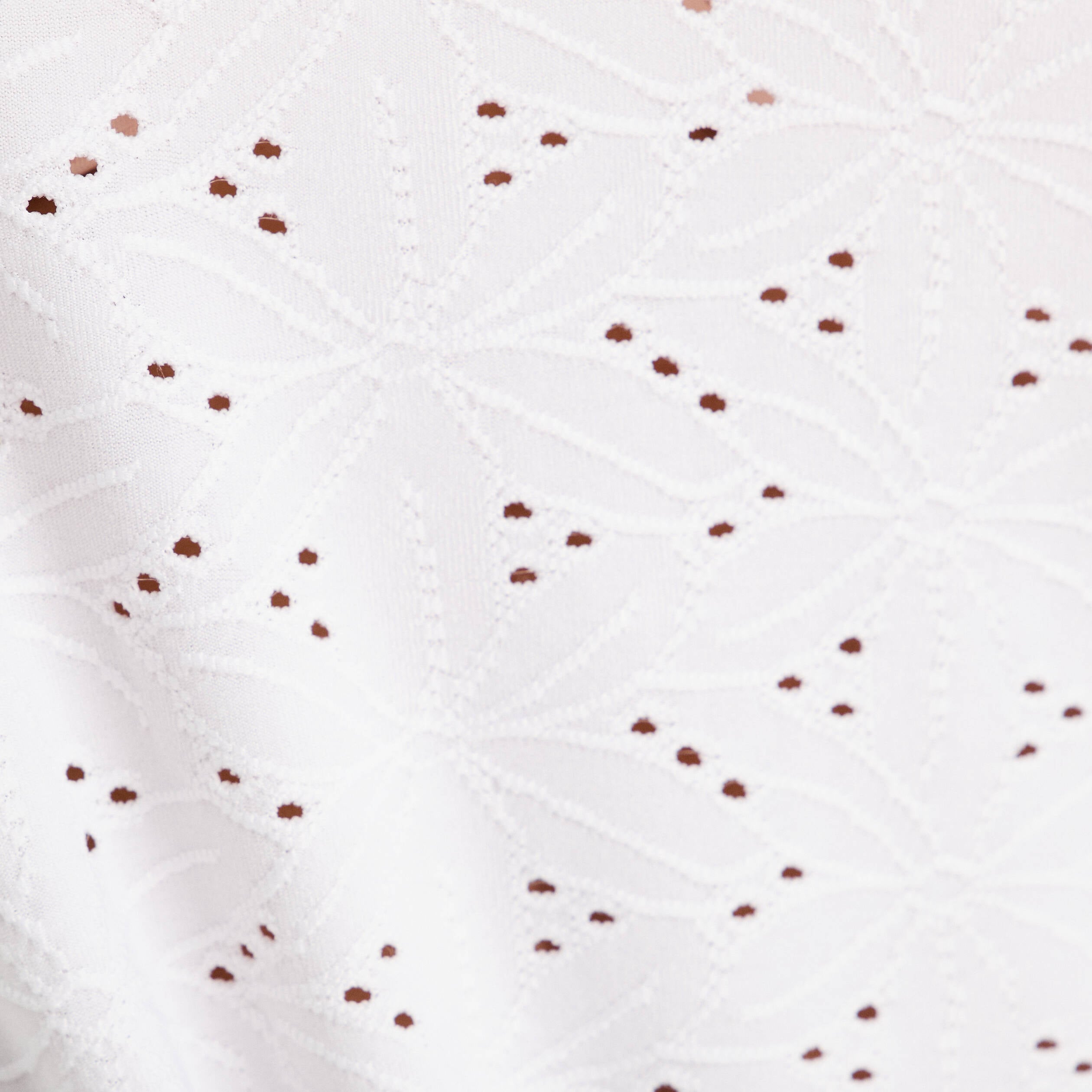 D&eacute;bardeur cropped nou&eacute; blanc femme