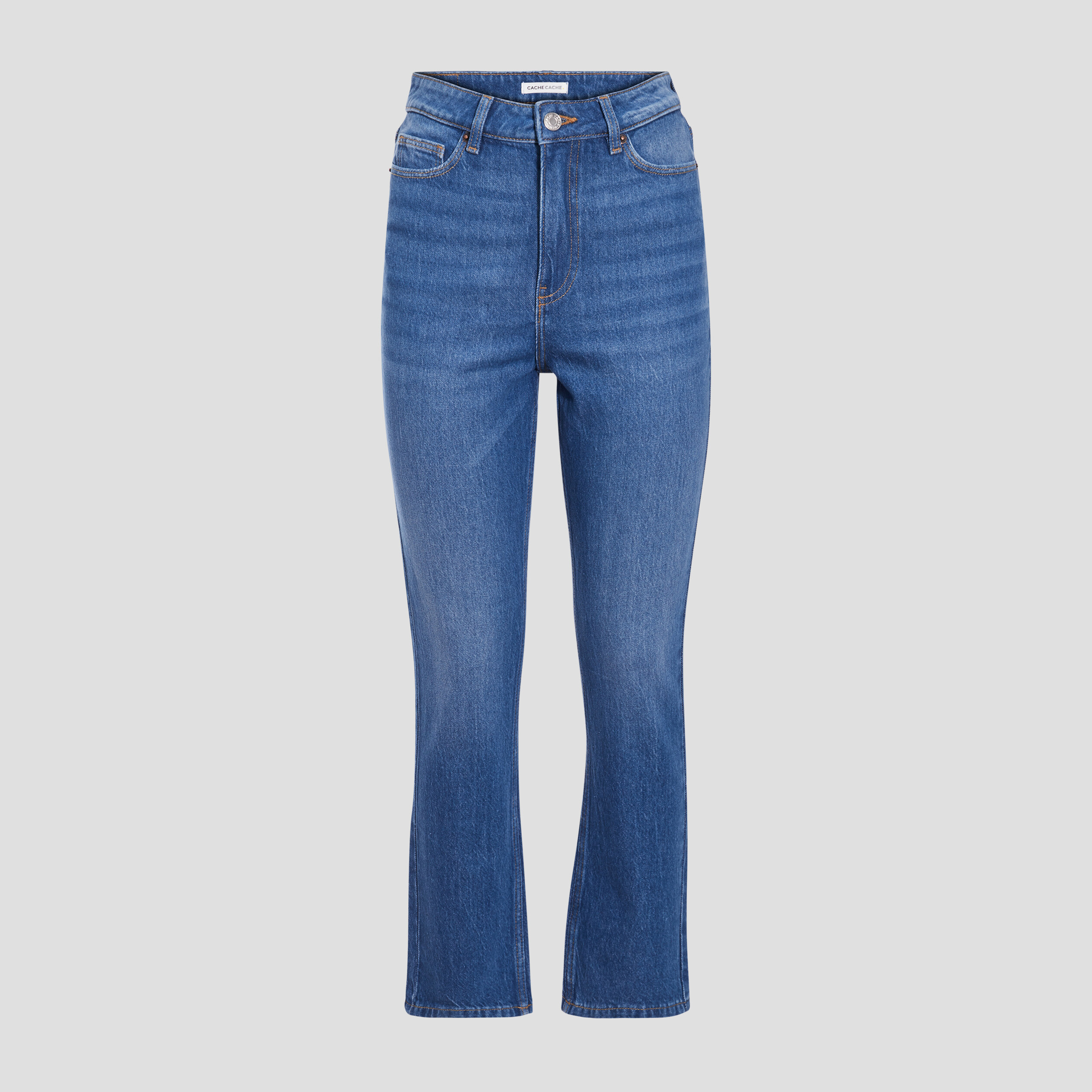 jeans slim taille haute denim stone femme Jeans slim taille haute denim stone femme