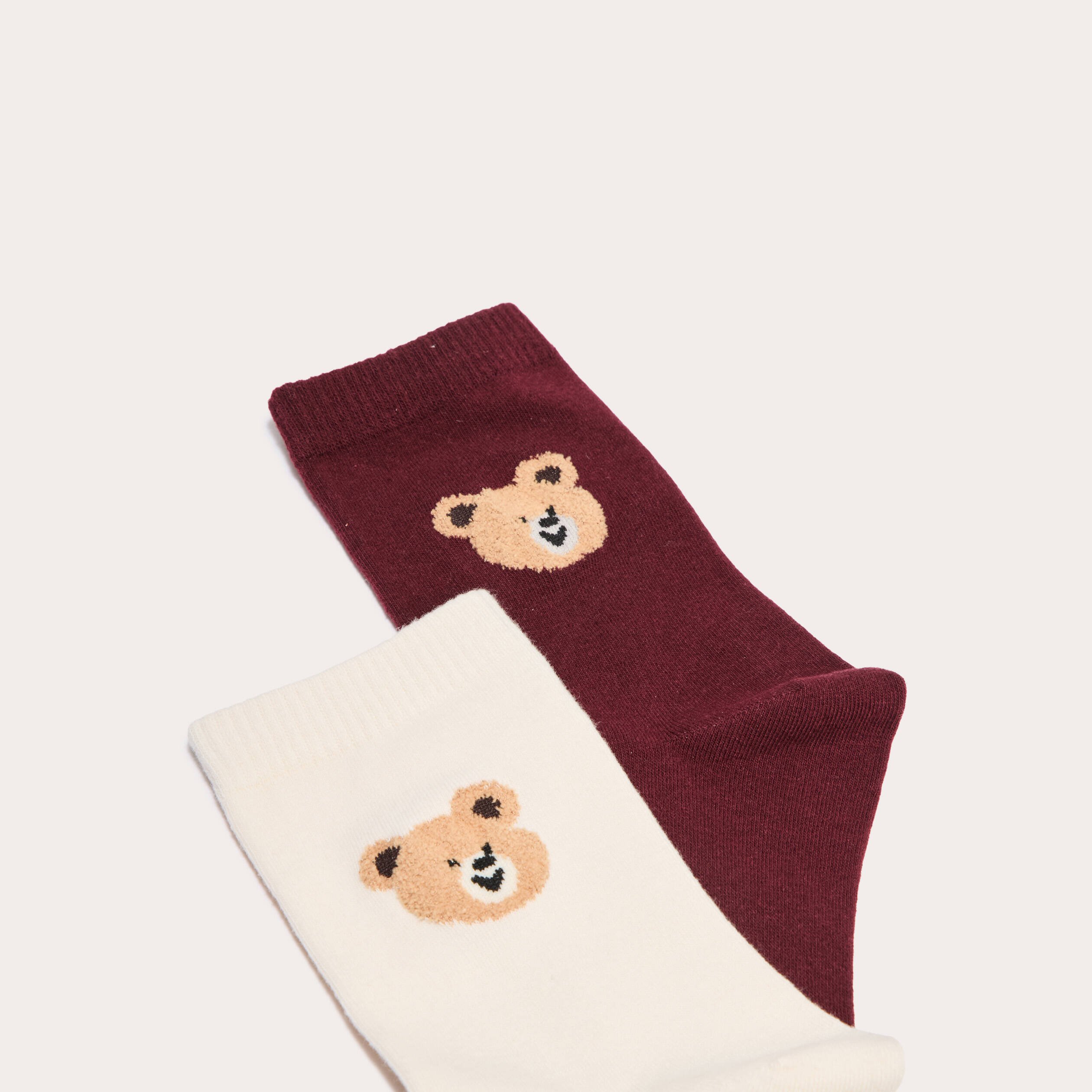 lot 2 paires chaussettes sable femme Lot 2 paires chaussettes sable femme