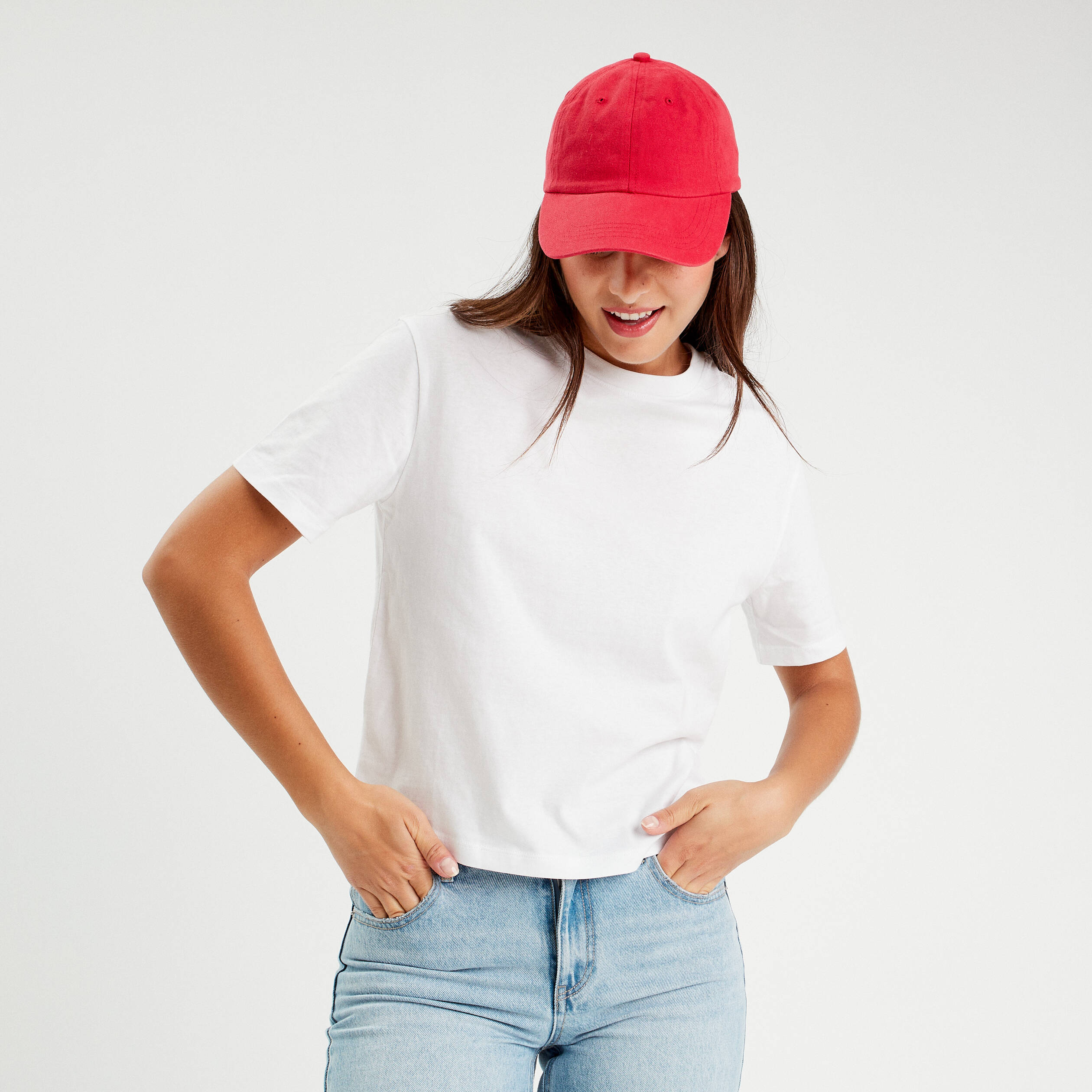 T-shirt manches courtes blanc femme