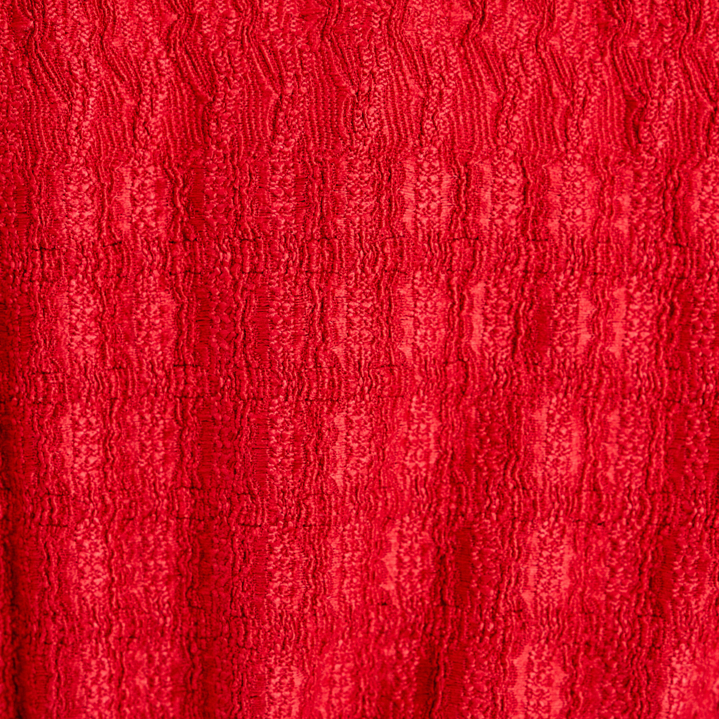 Robe de soirée maxi-longue haut brillant à manches longues - Couleur Rouge bordeaux - Prêt à porter et accessoires