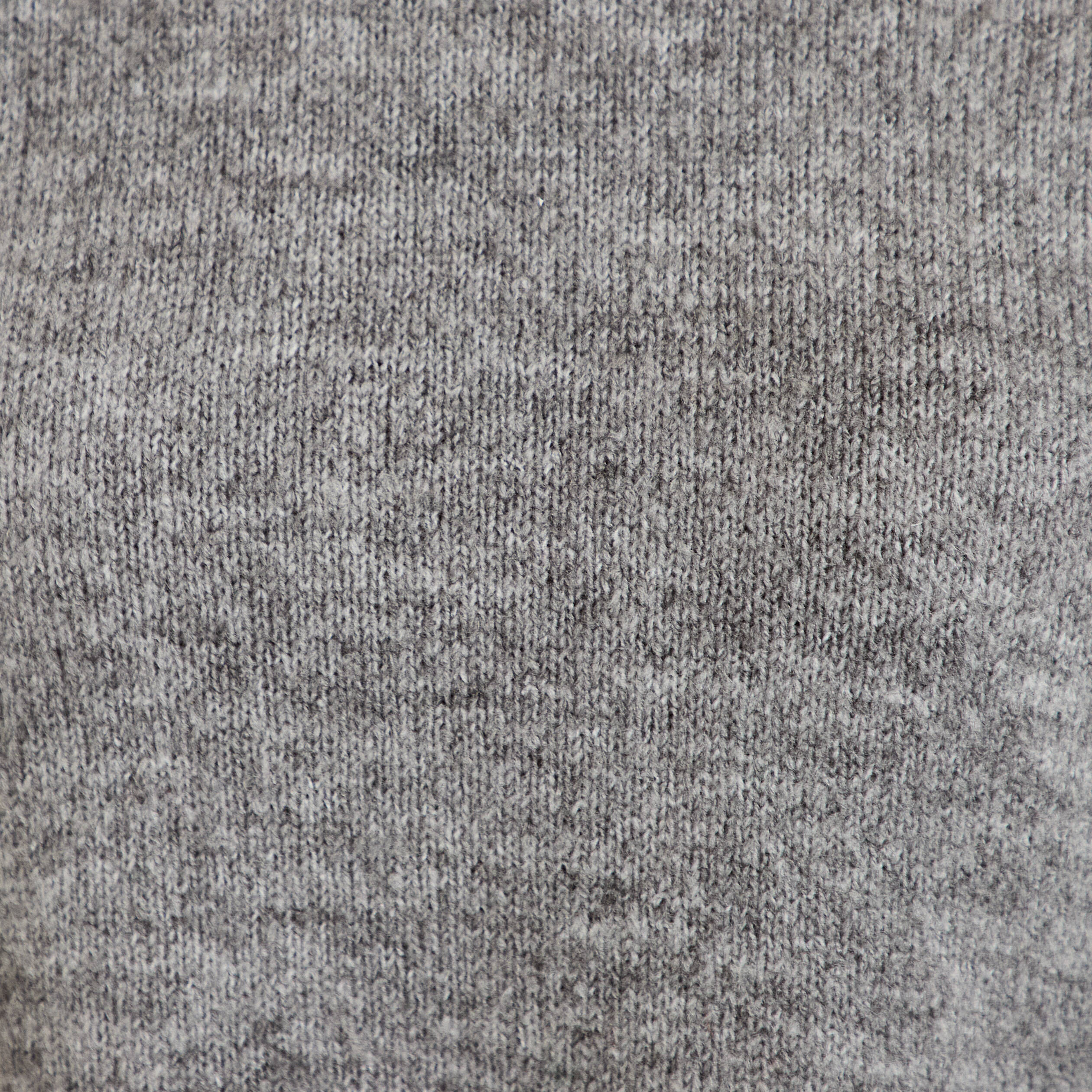 Pull col rond manches courtes gris clair femme