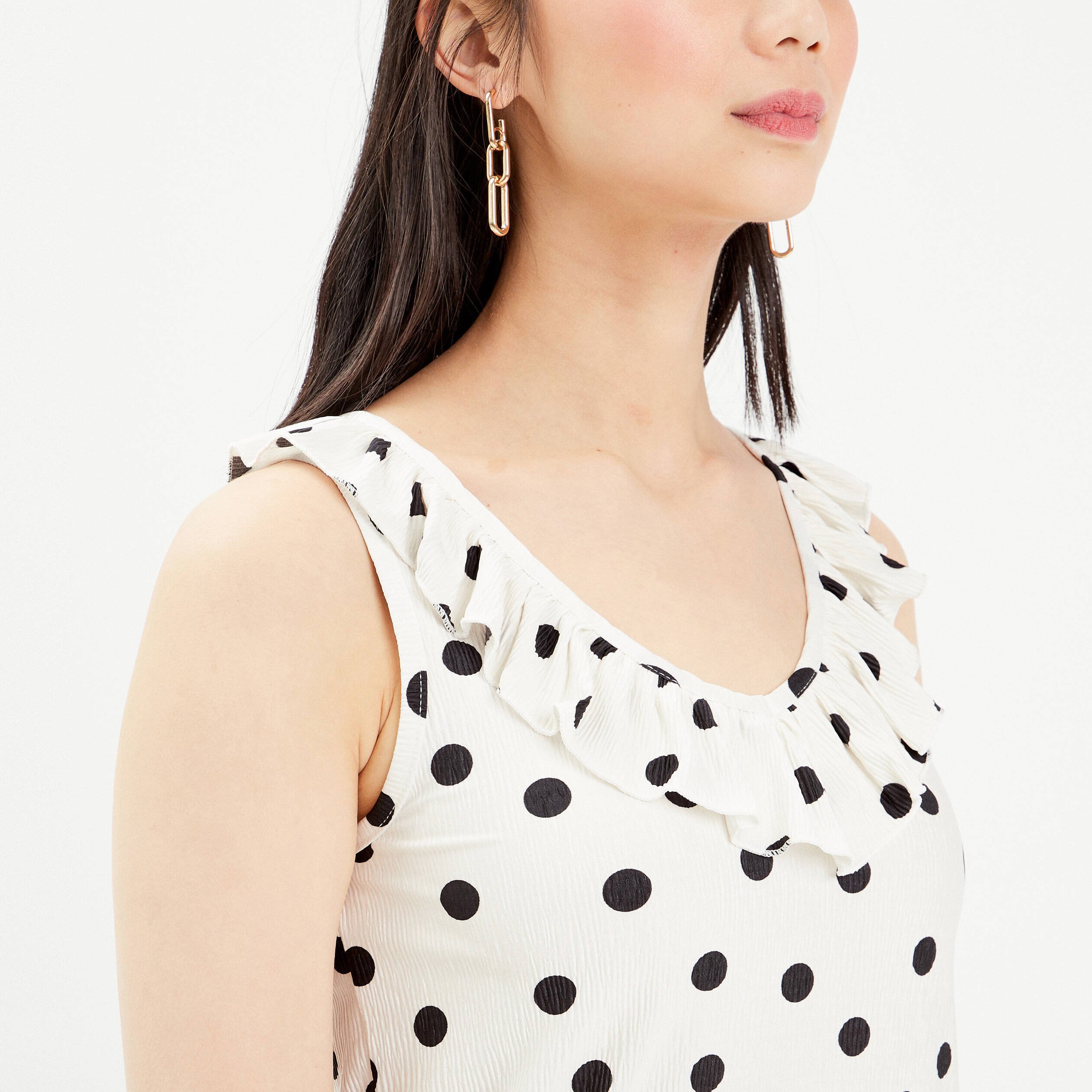 blouse bretelles larges blanc femme Blouse bretelles larges blanc femme