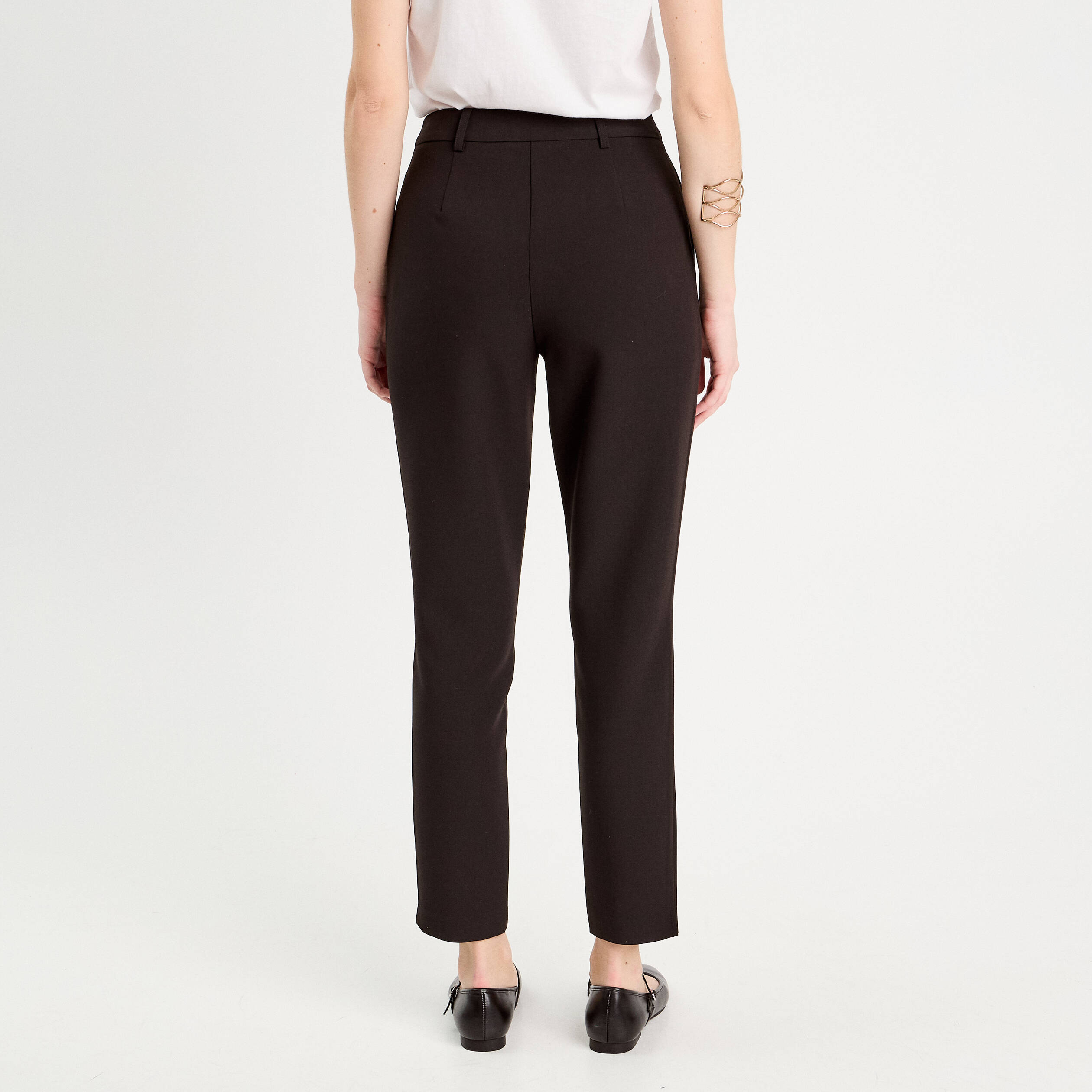 pantalon slim noir femme Pantalon slim noir femme