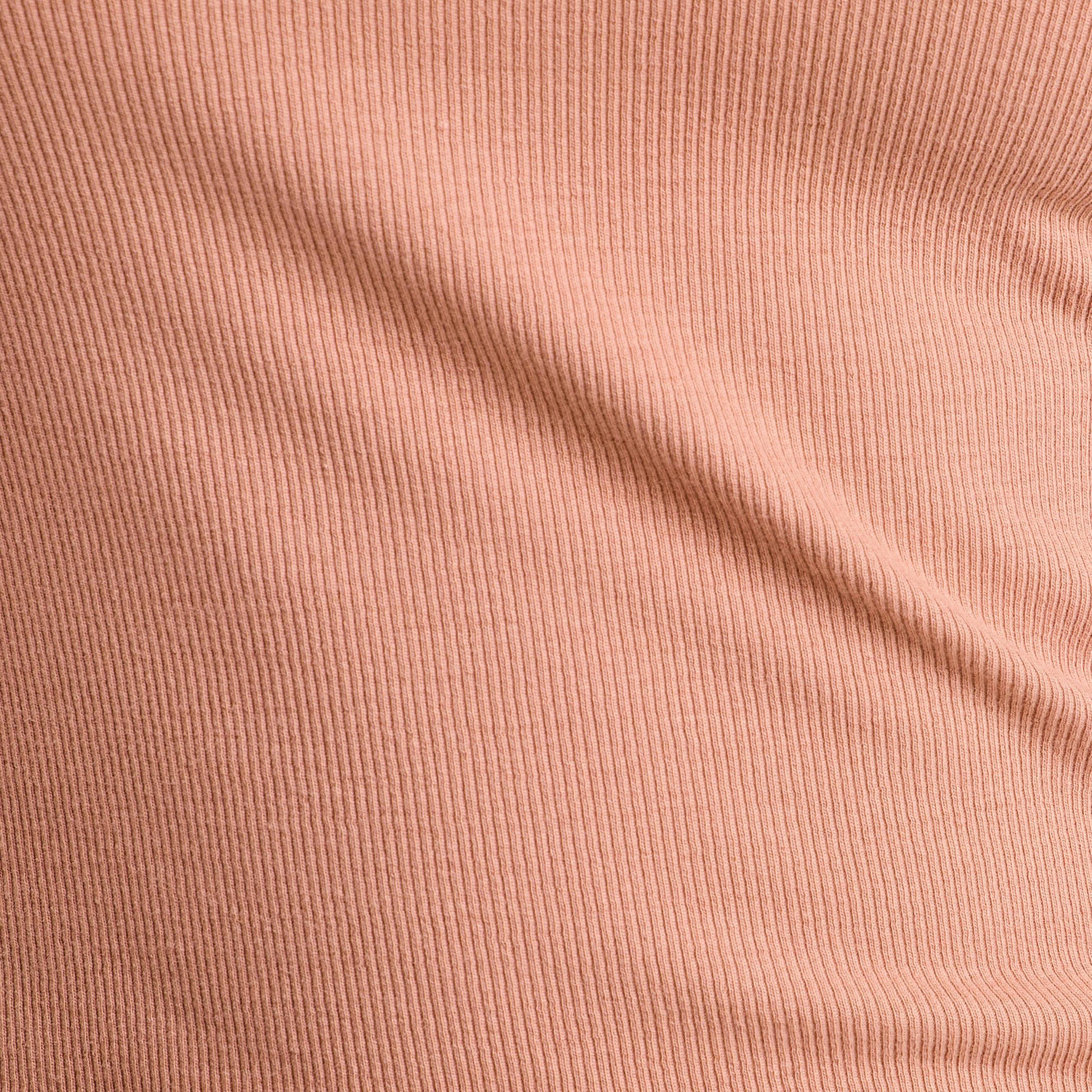 t shirt manches longues cotele vieux rose femme T-shirt manches longues côtelé vieux rose femme