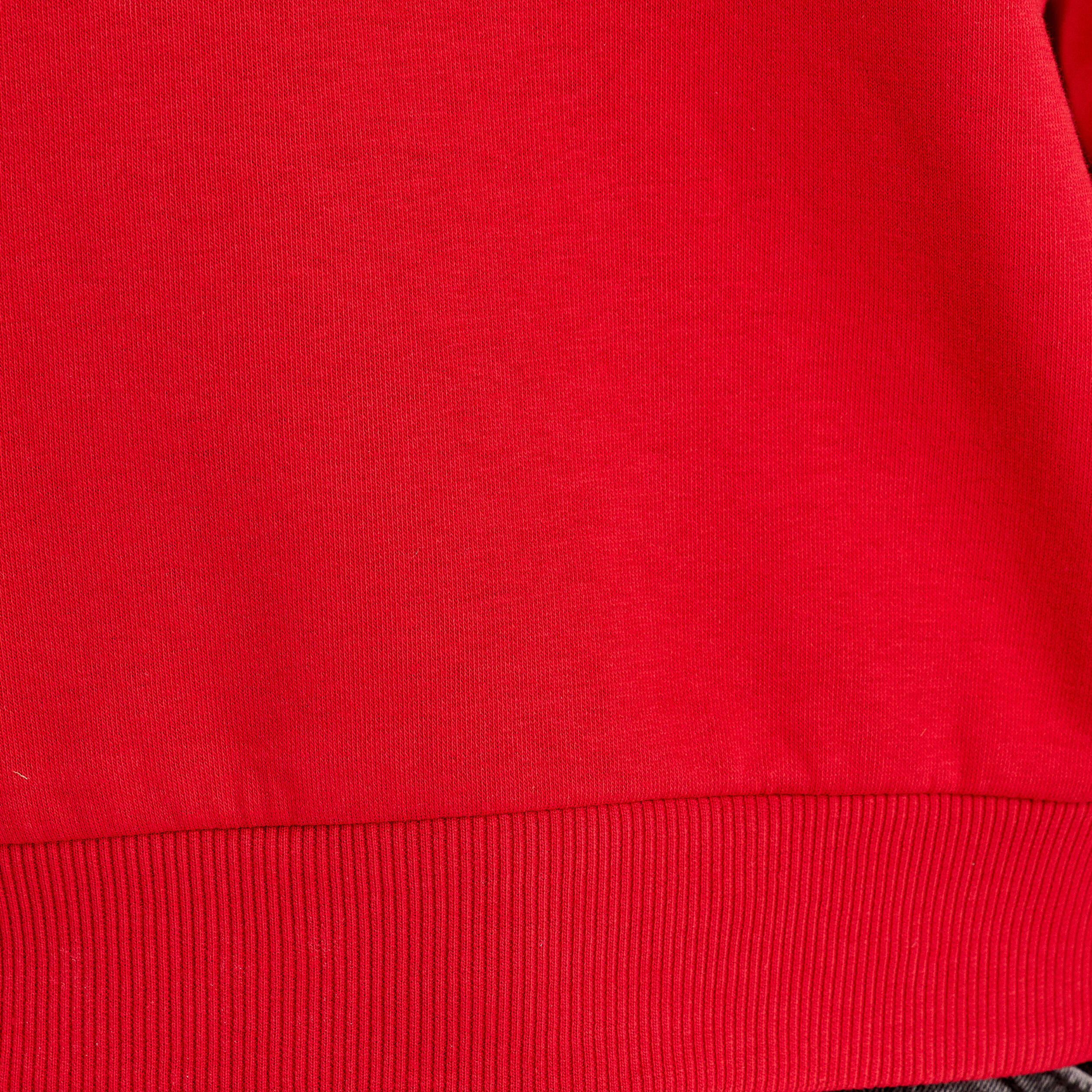 Sweat manches longues rouge femme