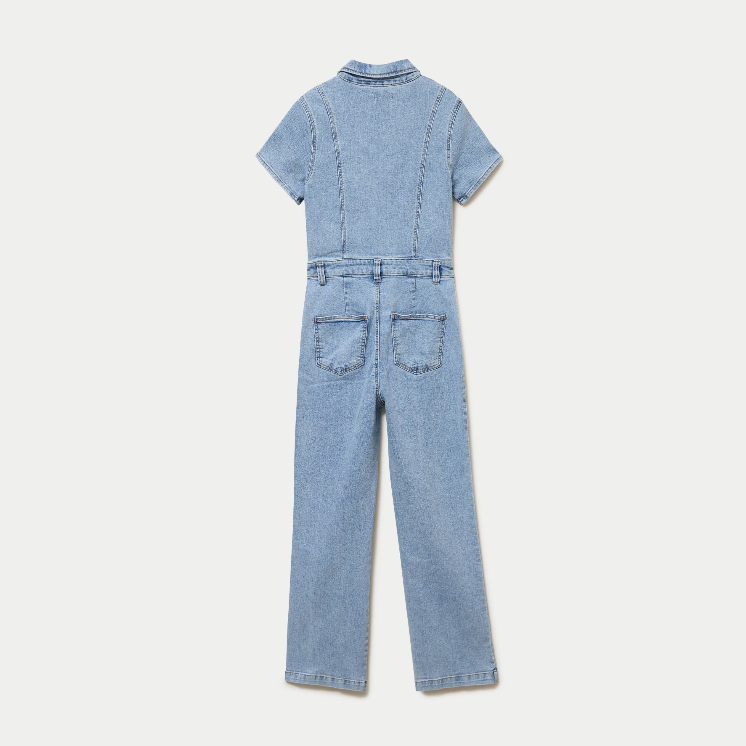Combinaison pantalon en jean denim triple stone femme