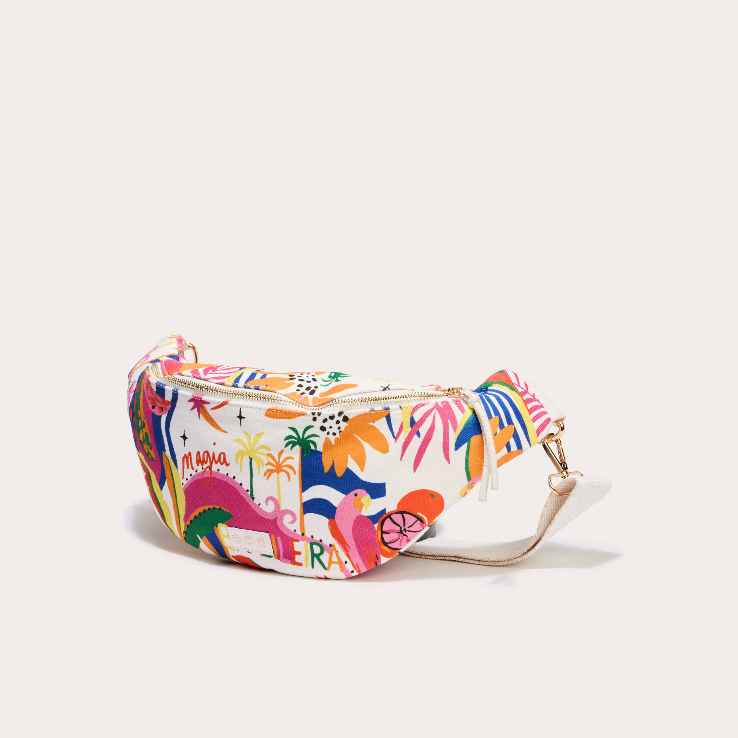 Sac banane blanc femme