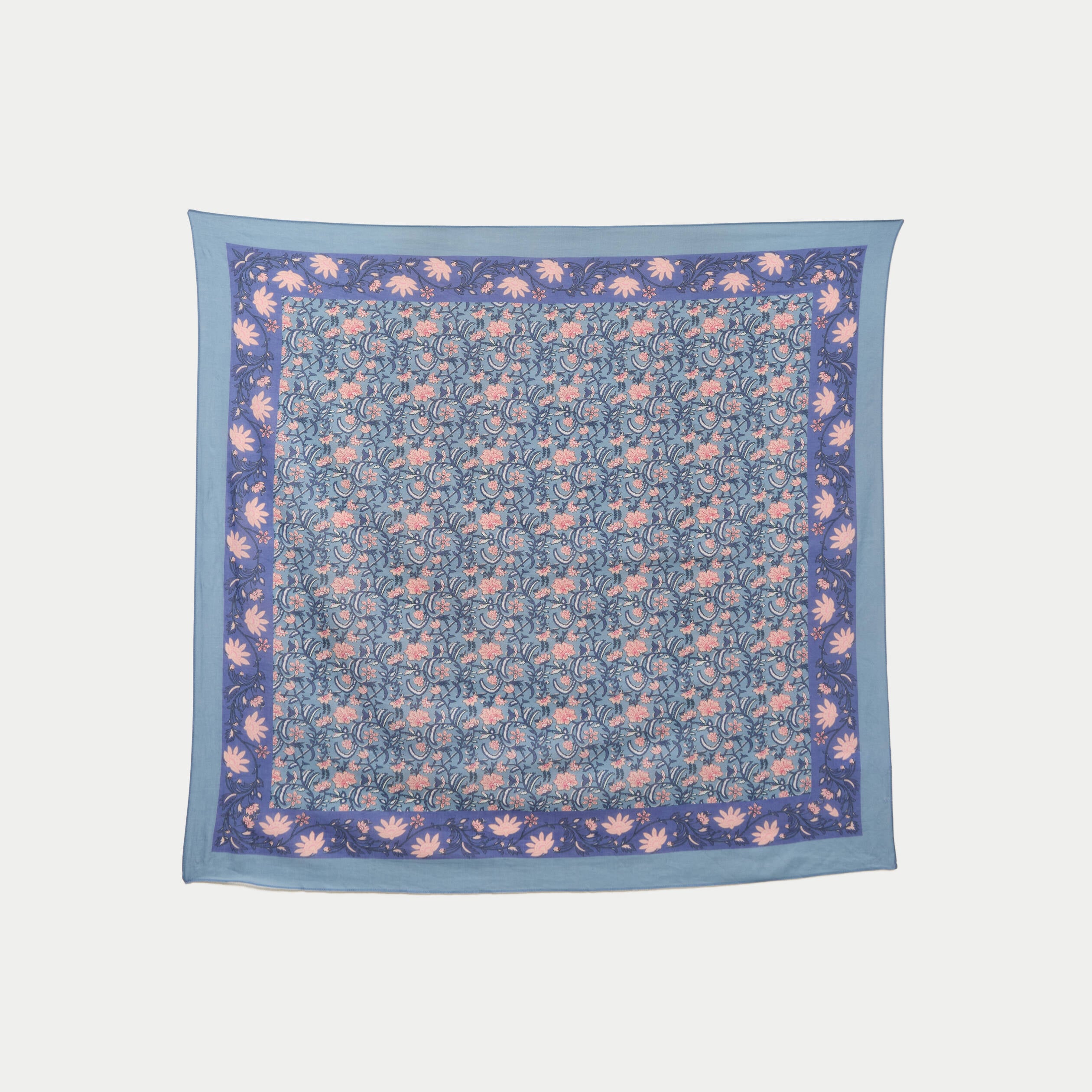 Foulard bleu femme