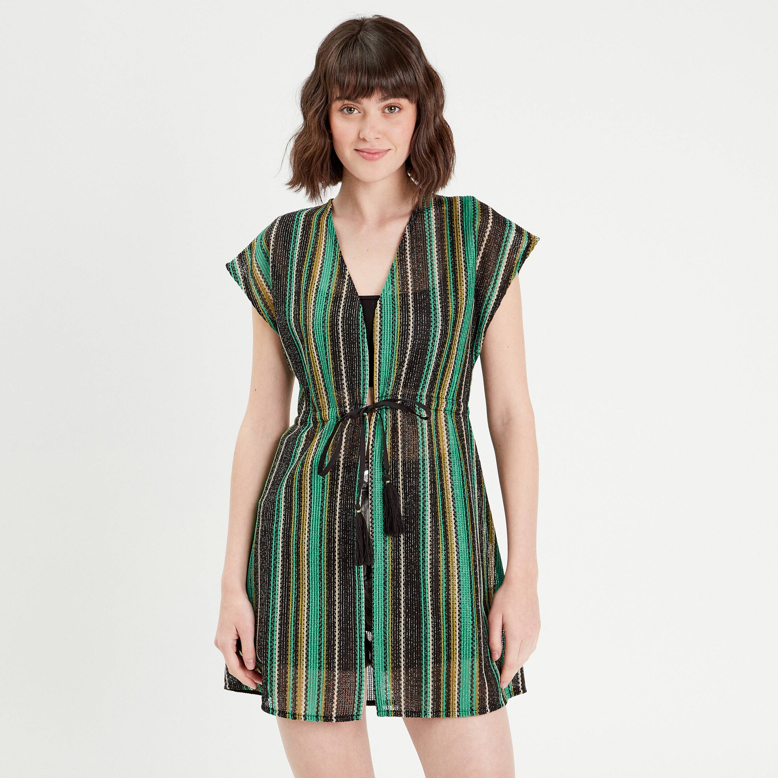 robe chemise cache cache