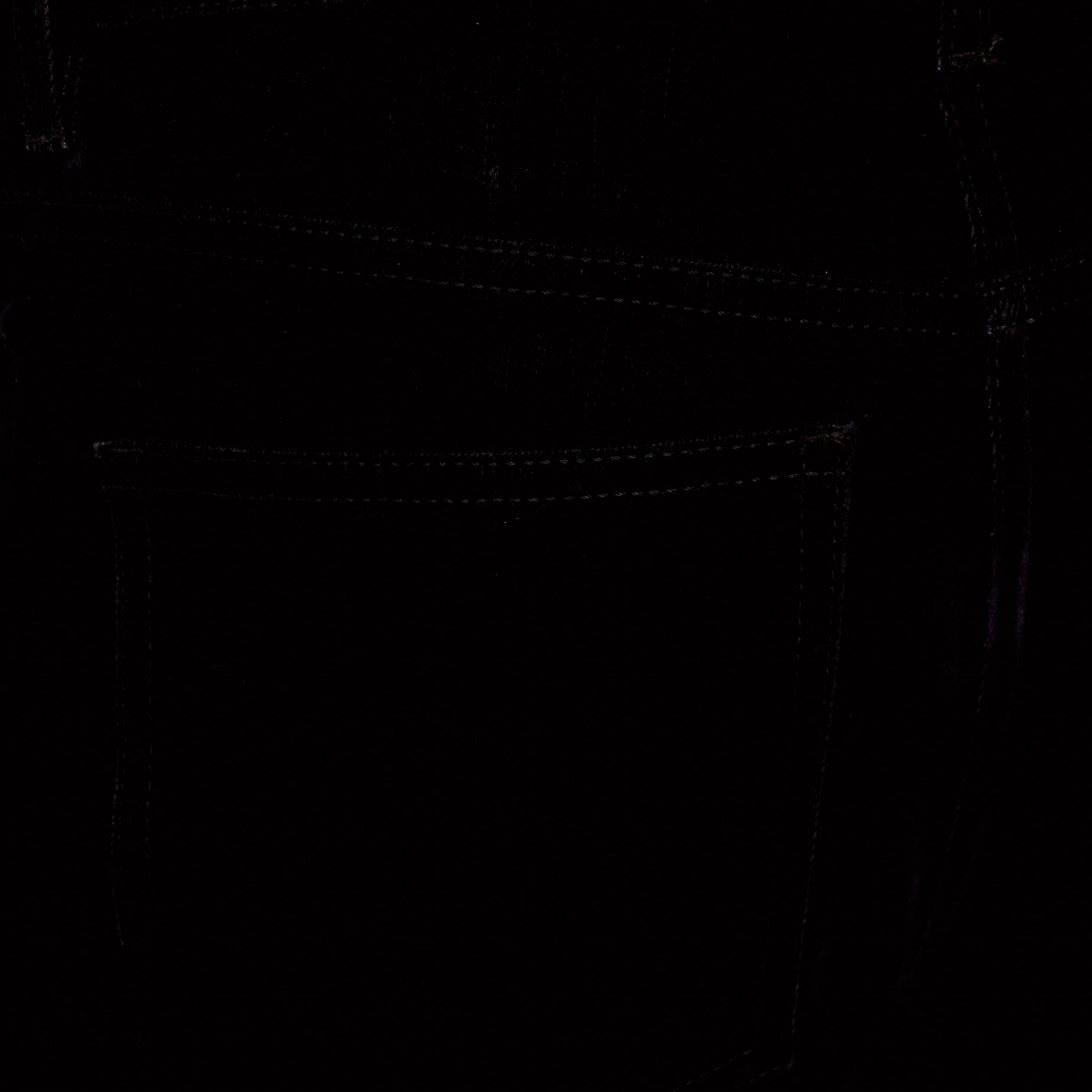 Pantalon droit en velours noir femme