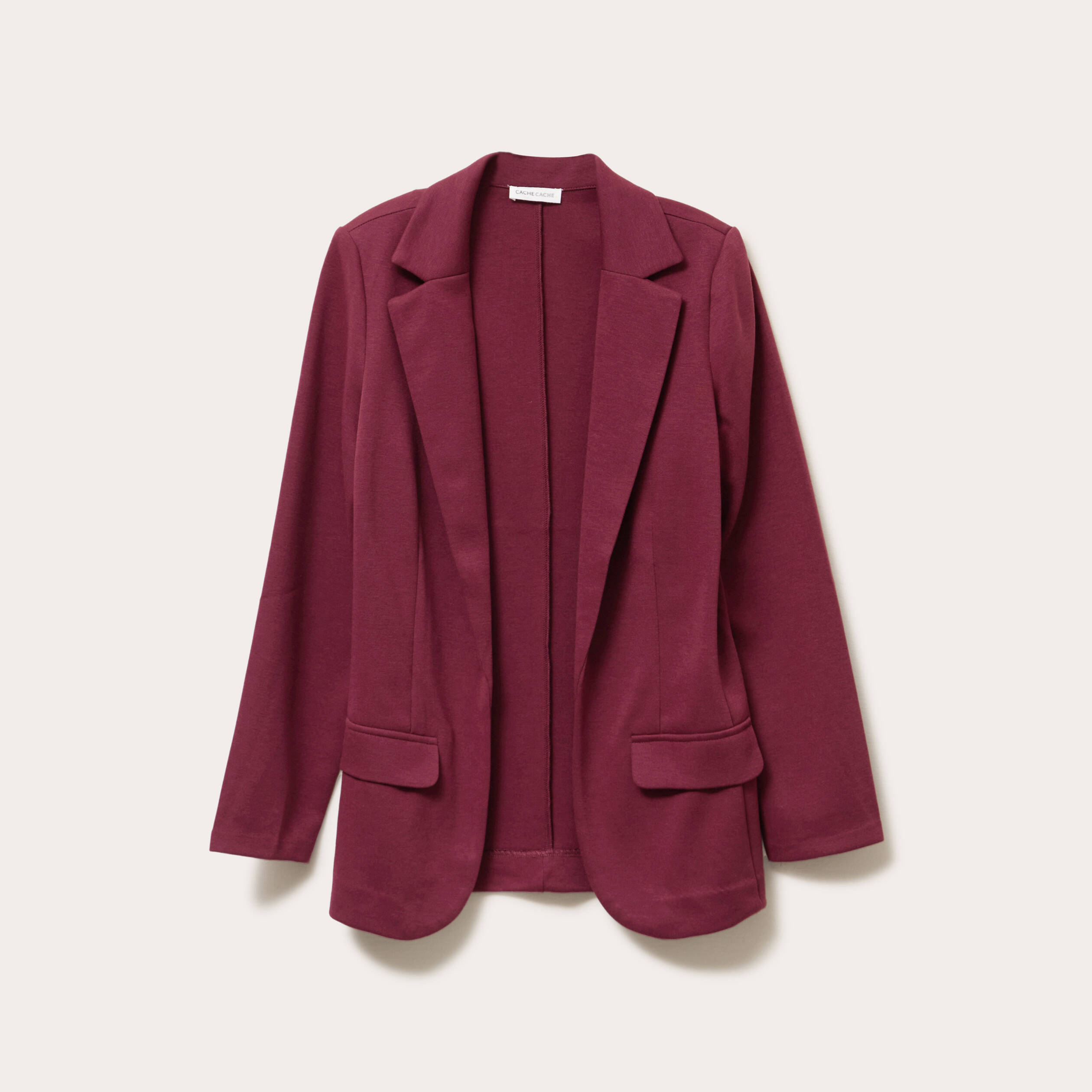 veste blazer cintree bordeaux femme Veste blazer cintrée bordeaux femme