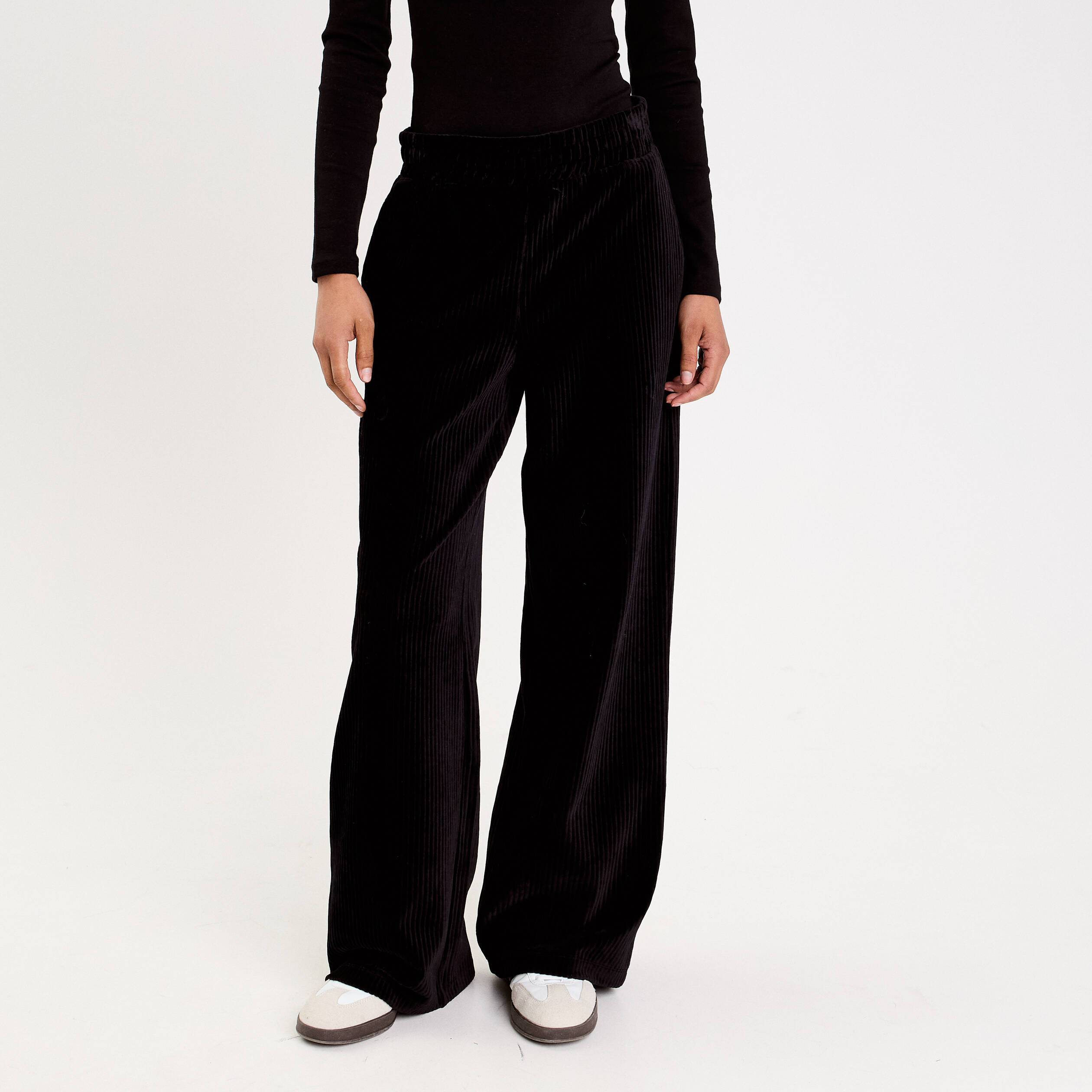 Black Outfit Jogging Noir Femme Pantalon Large Style Jogging Noir