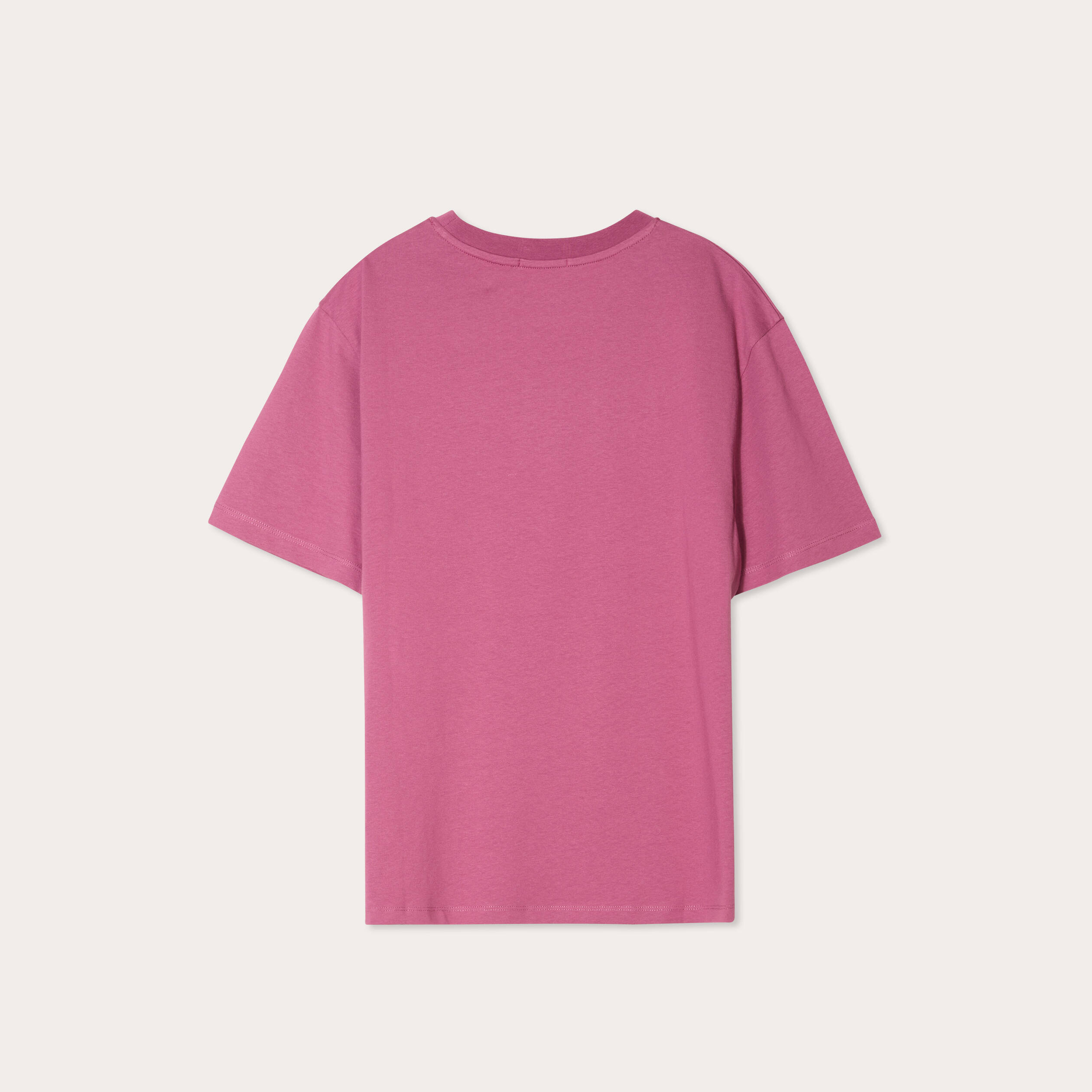 t shirt oversize col rond prune femme T-shirt oversize col rond prune femme