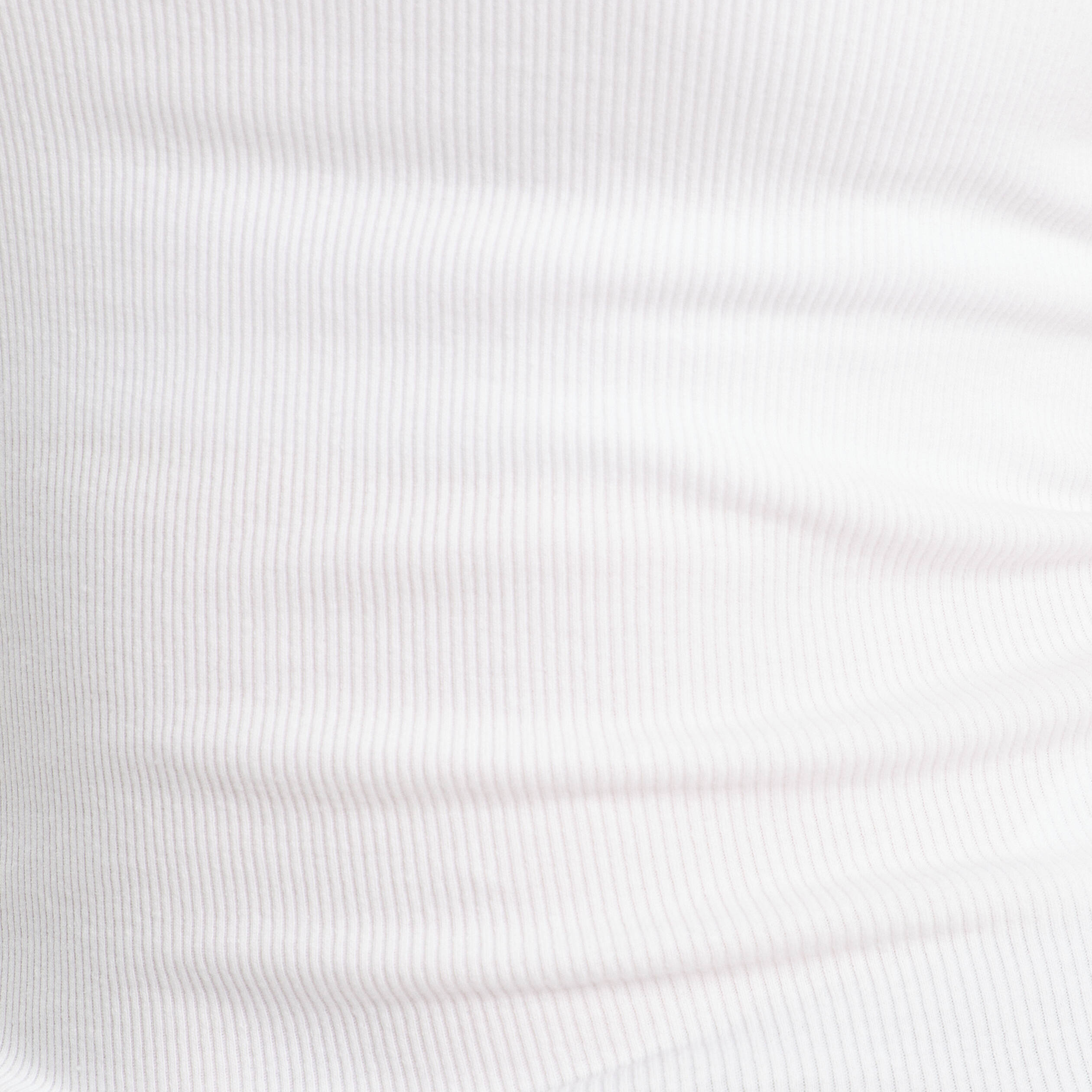 D&eacute;bardeur c&ocirc;tel&eacute; avec brassi&egrave;re int&eacute;gr&eacute;e blanc femme