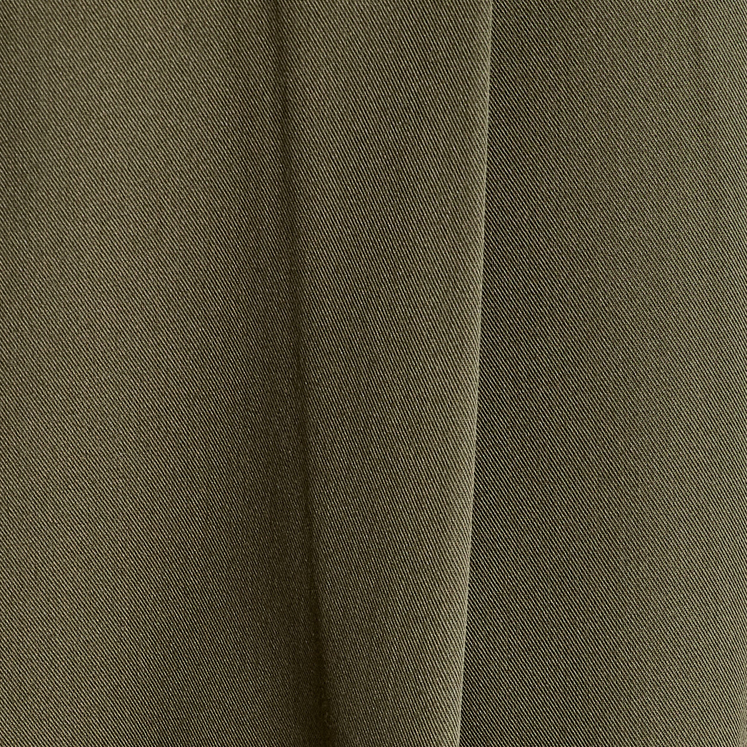 Pantalon large &agrave; pinces vert kaki femme