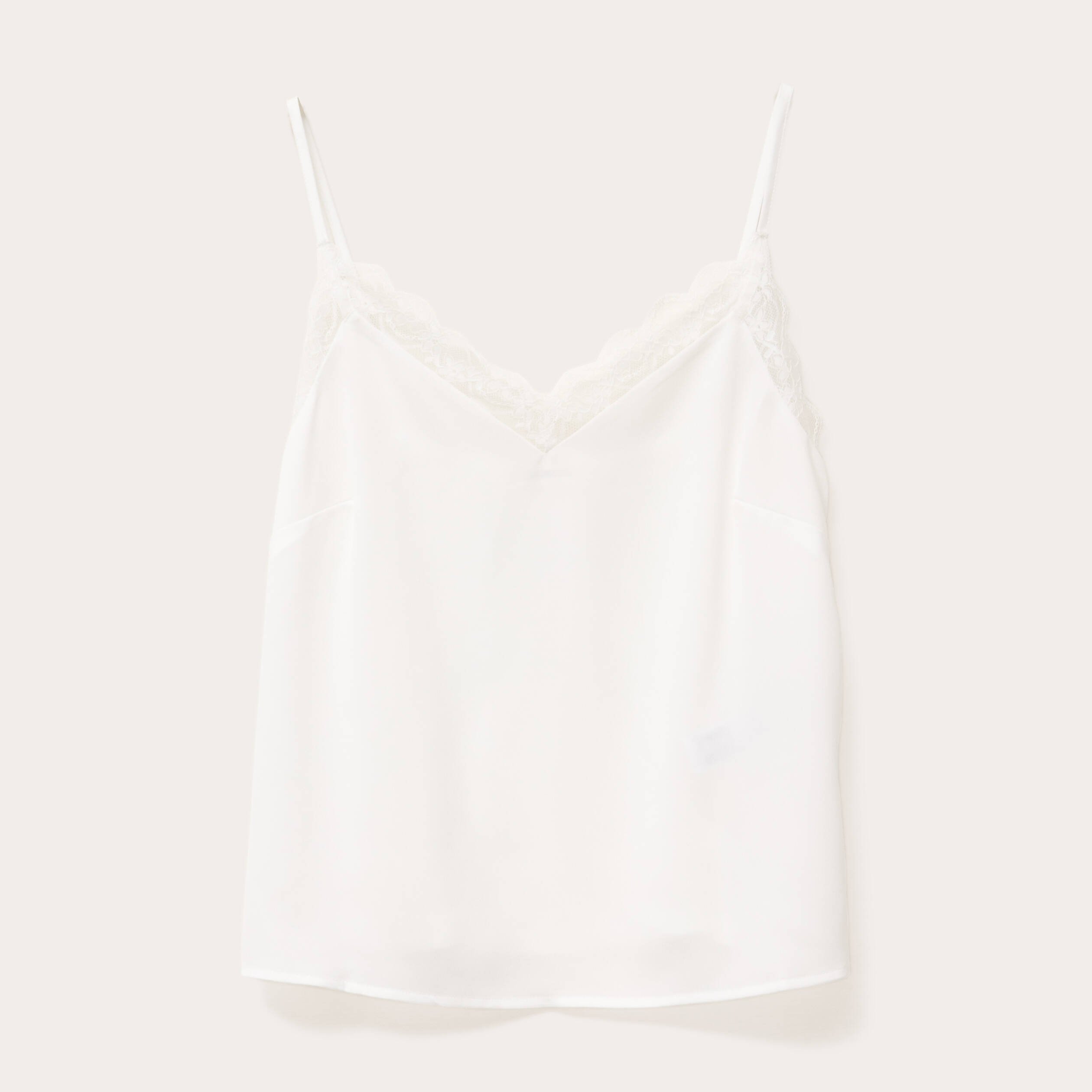 debardeur bretelles fines ecru femme Débardeur bretelles fines ecru femme