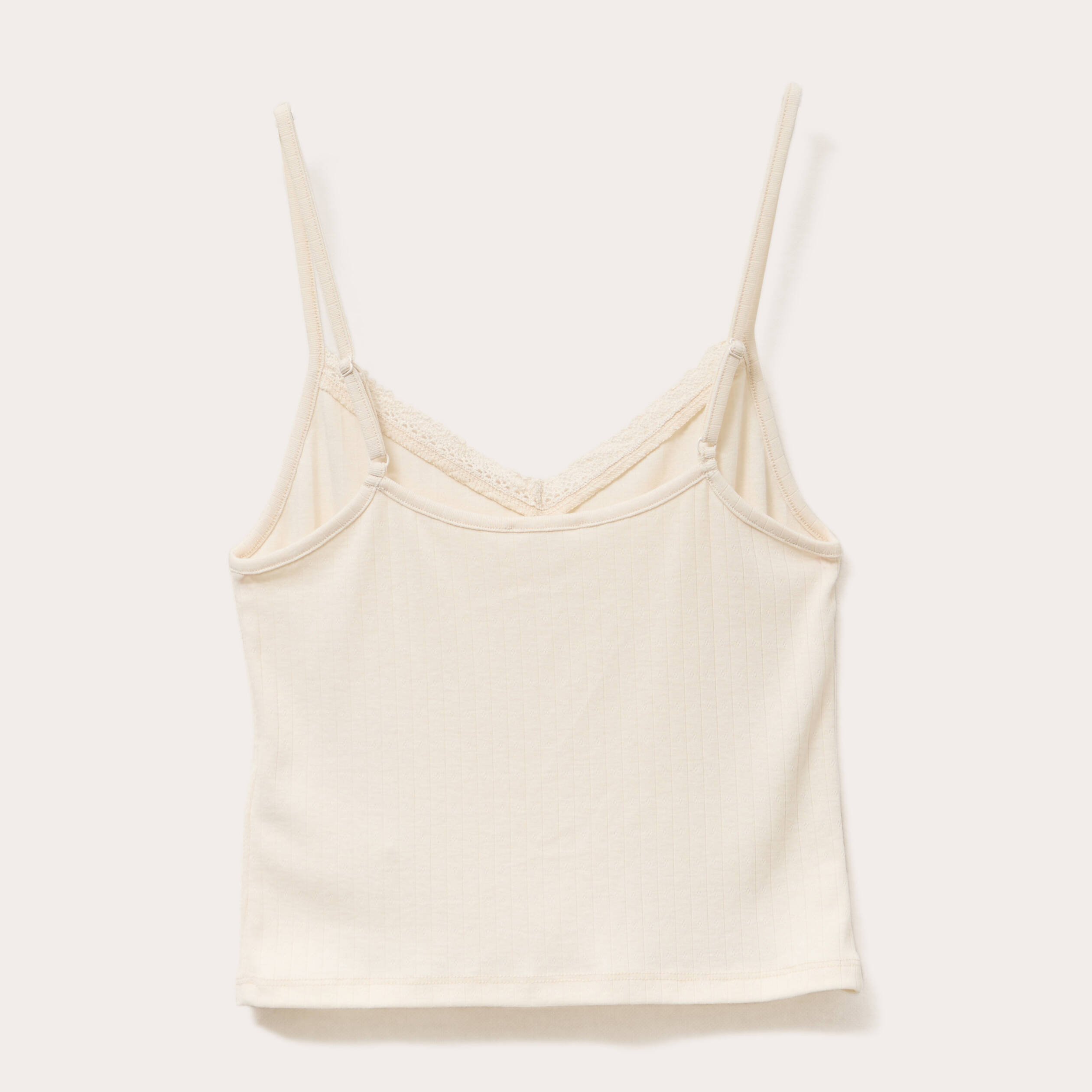 debardeur bretelles fines ecru femme Débardeur bretelles fines ecru femme