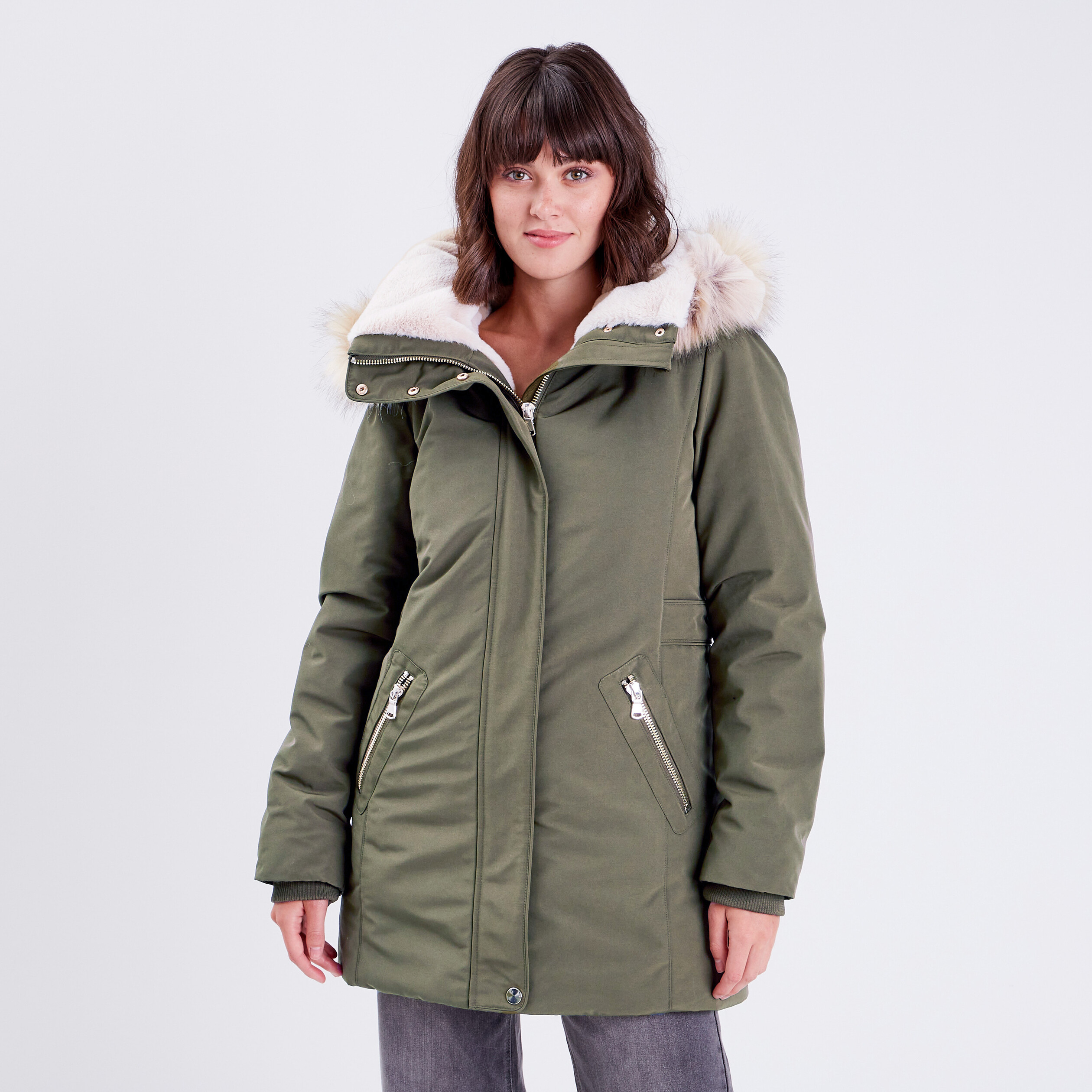 Parka droite femme outlet