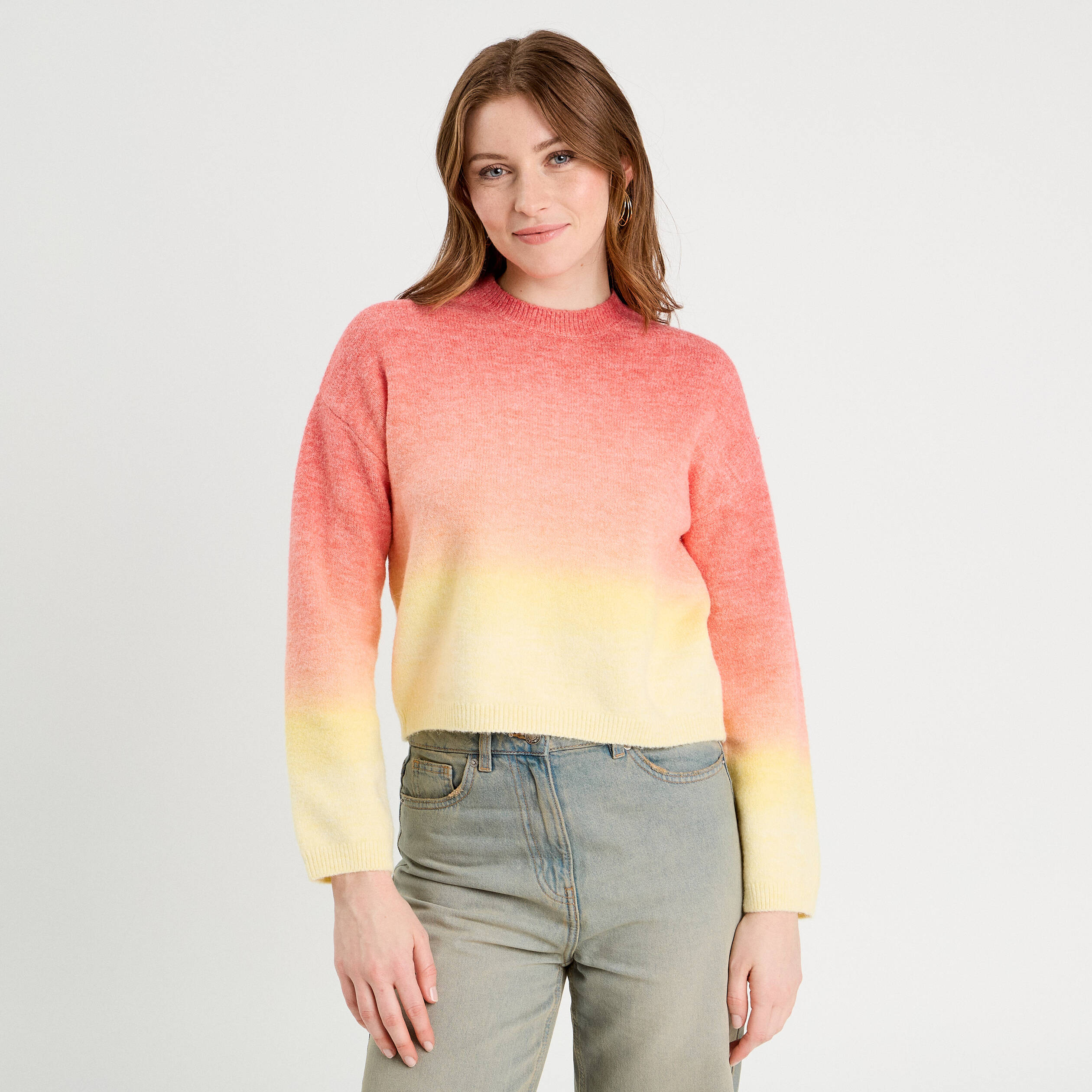 pull manches longues rouge femme Pull manches longues rouge femme