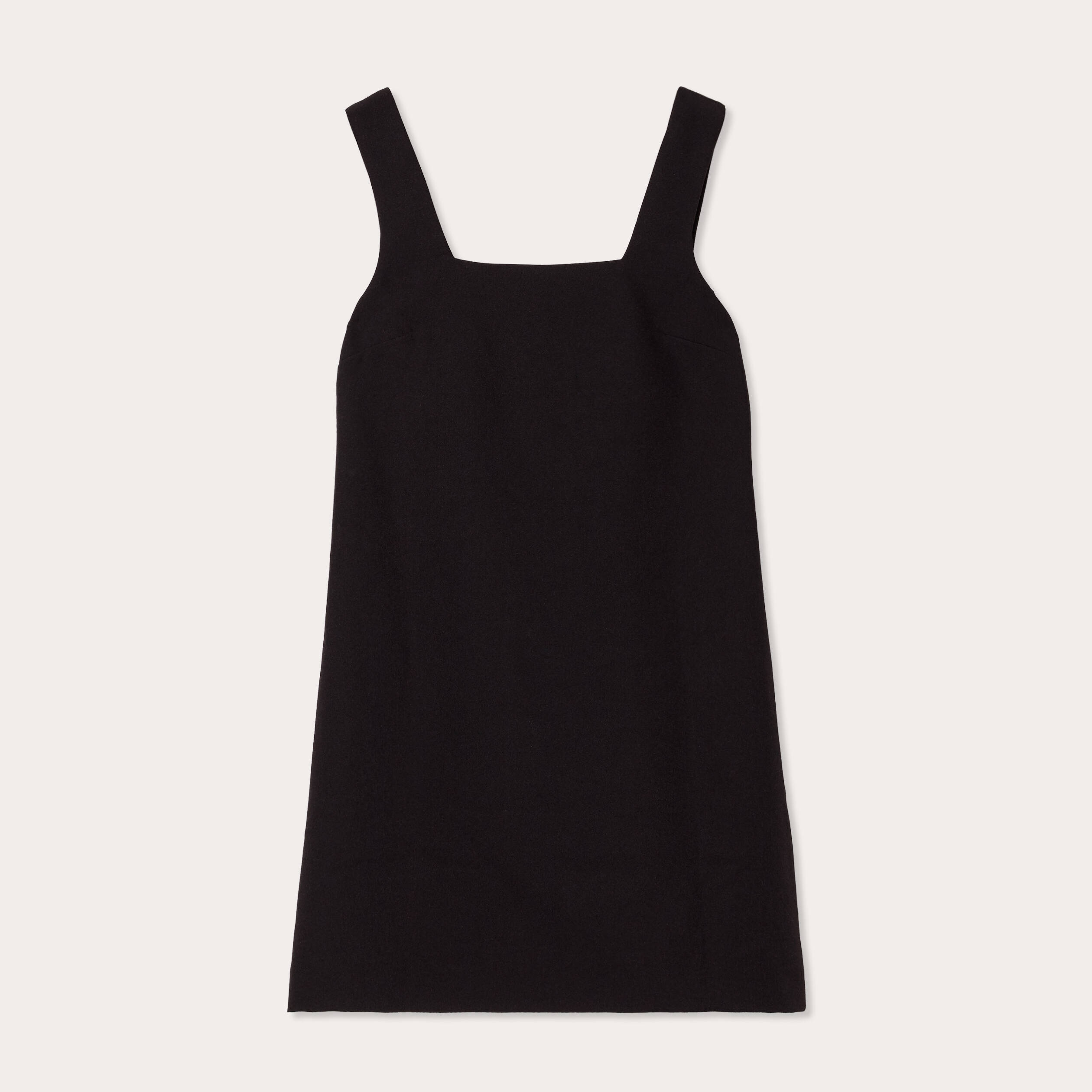 Robe chasuble évasée bretelles noir femme Vibs