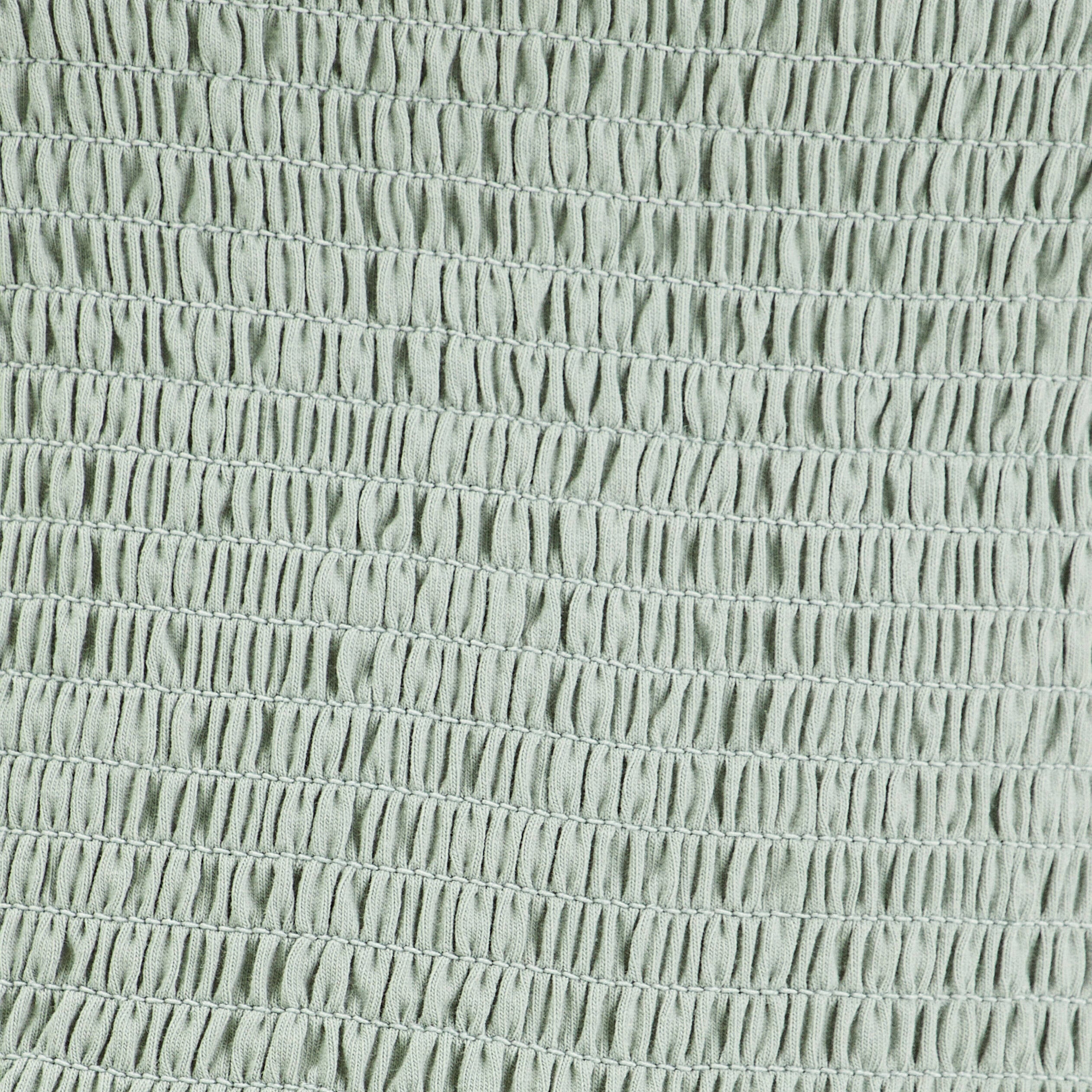D&eacute;bardeur smock&eacute; vert olive femme