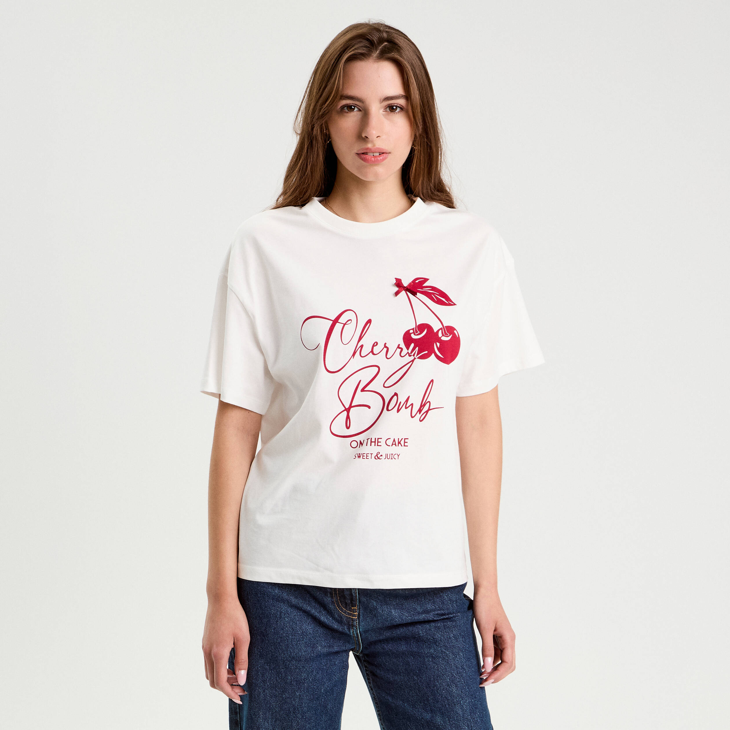 t shirt manches courtes ecru femme T-shirt manches courtes ecru femme