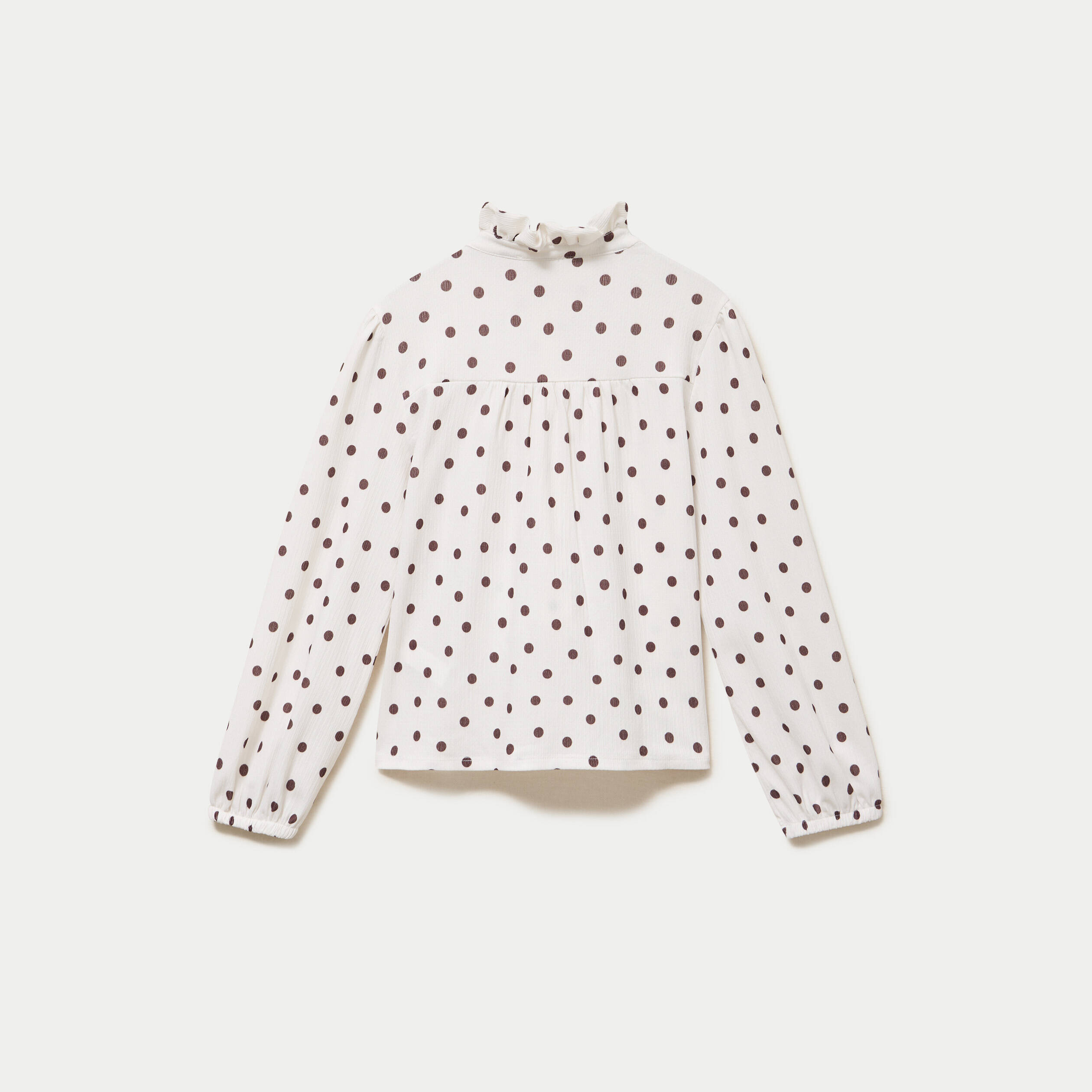 Blouse manches longues blanc femme