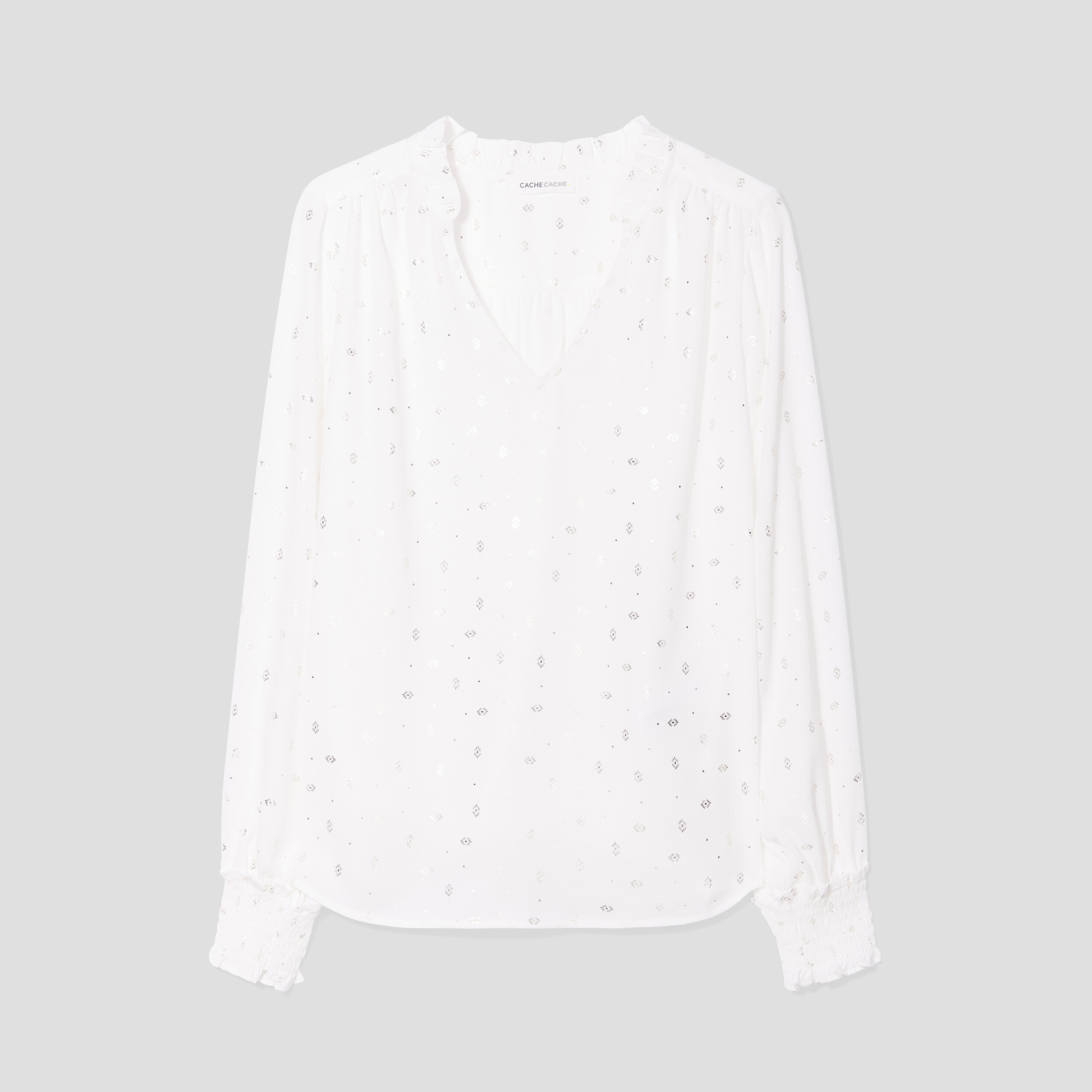 blouse manches longues ecru femme Blouse manches longues ecru femme