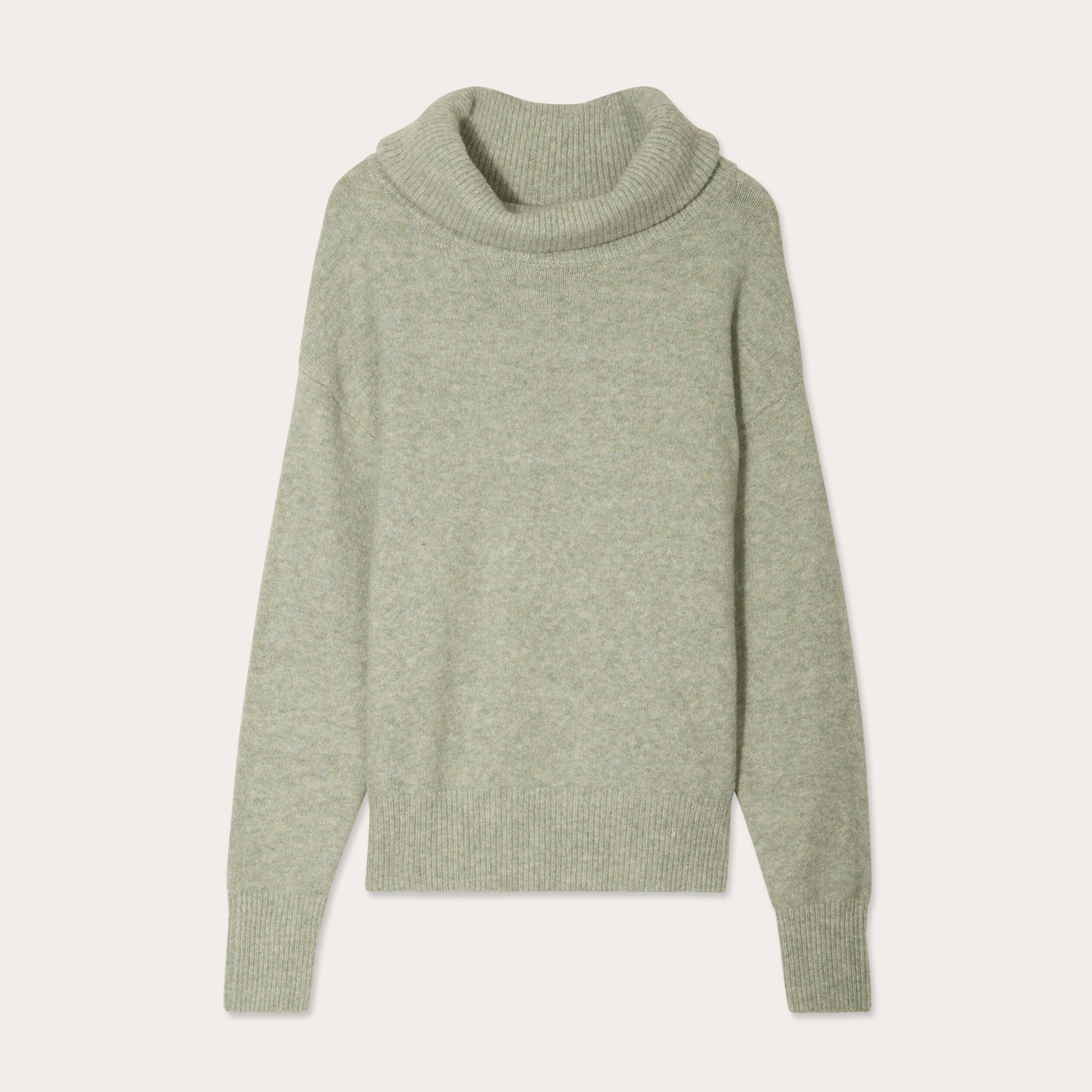 pull avec col roule vert pastel femme Pull avec col roulé vert pastel femme