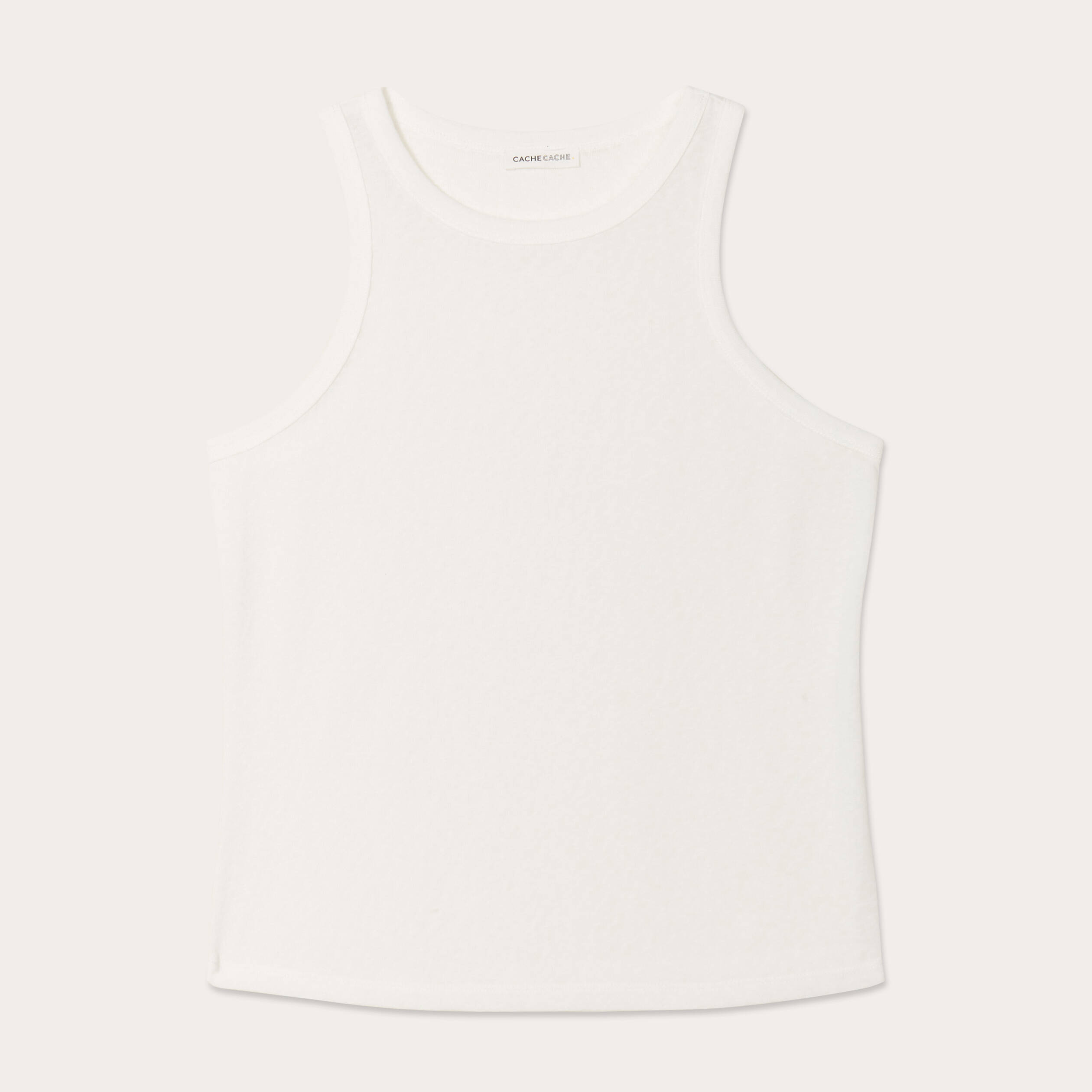 debardeur sans manches ecru femme Débardeur sans manches ecru femme