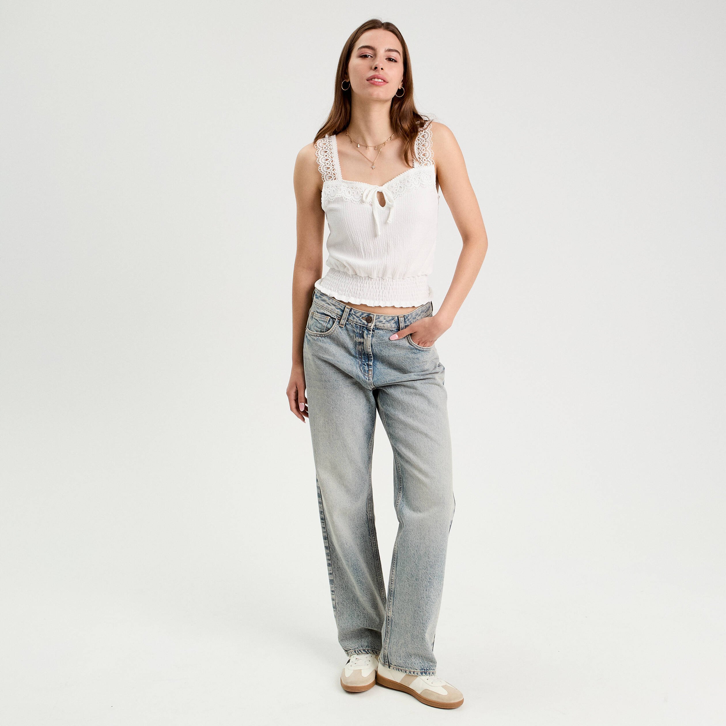 debardeur sans manches ecru femme Débardeur sans manches ecru femme