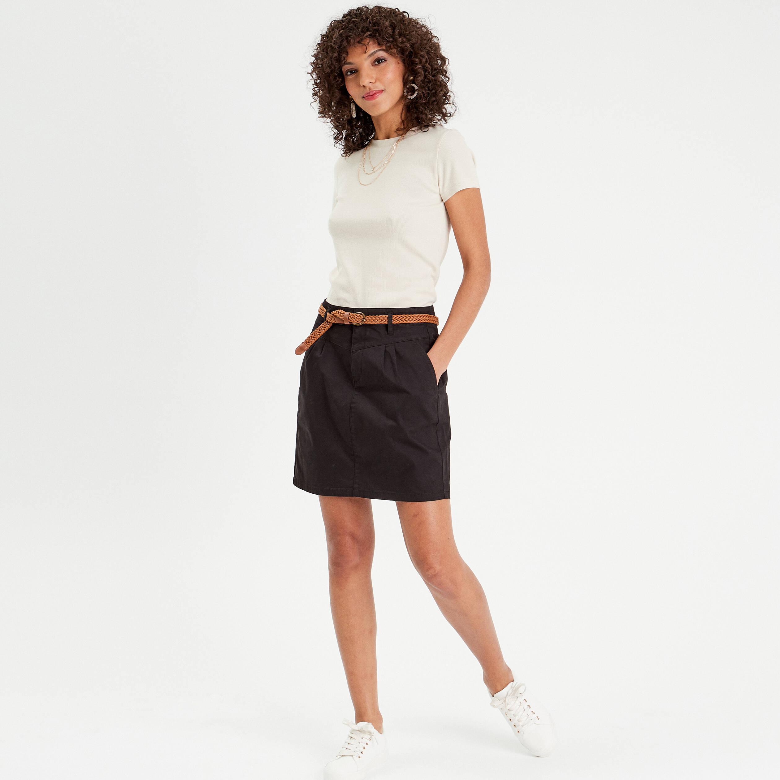 Jupe chino on sale femme