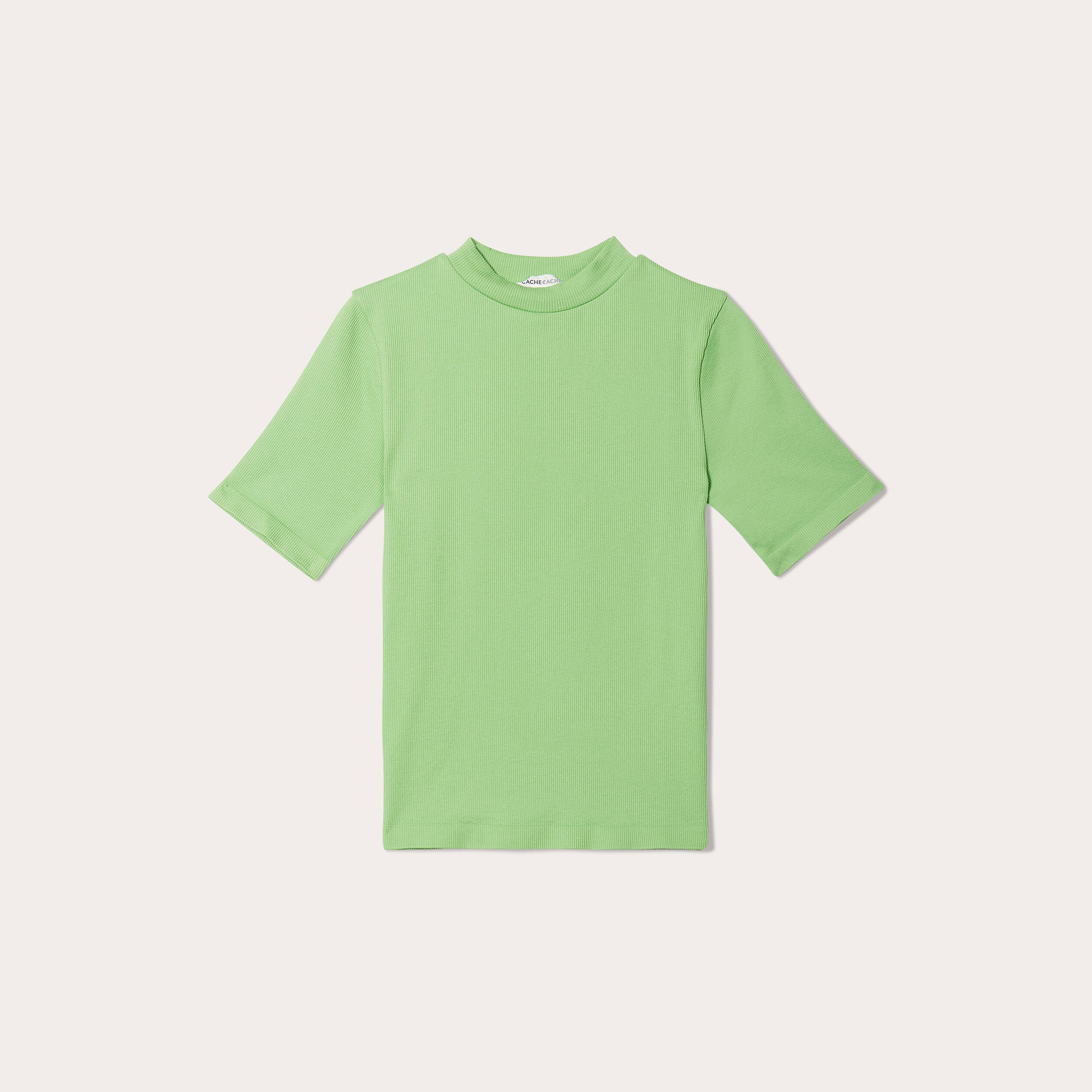 t shirt manches courtes vert femme T-shirt manches courtes vert femme